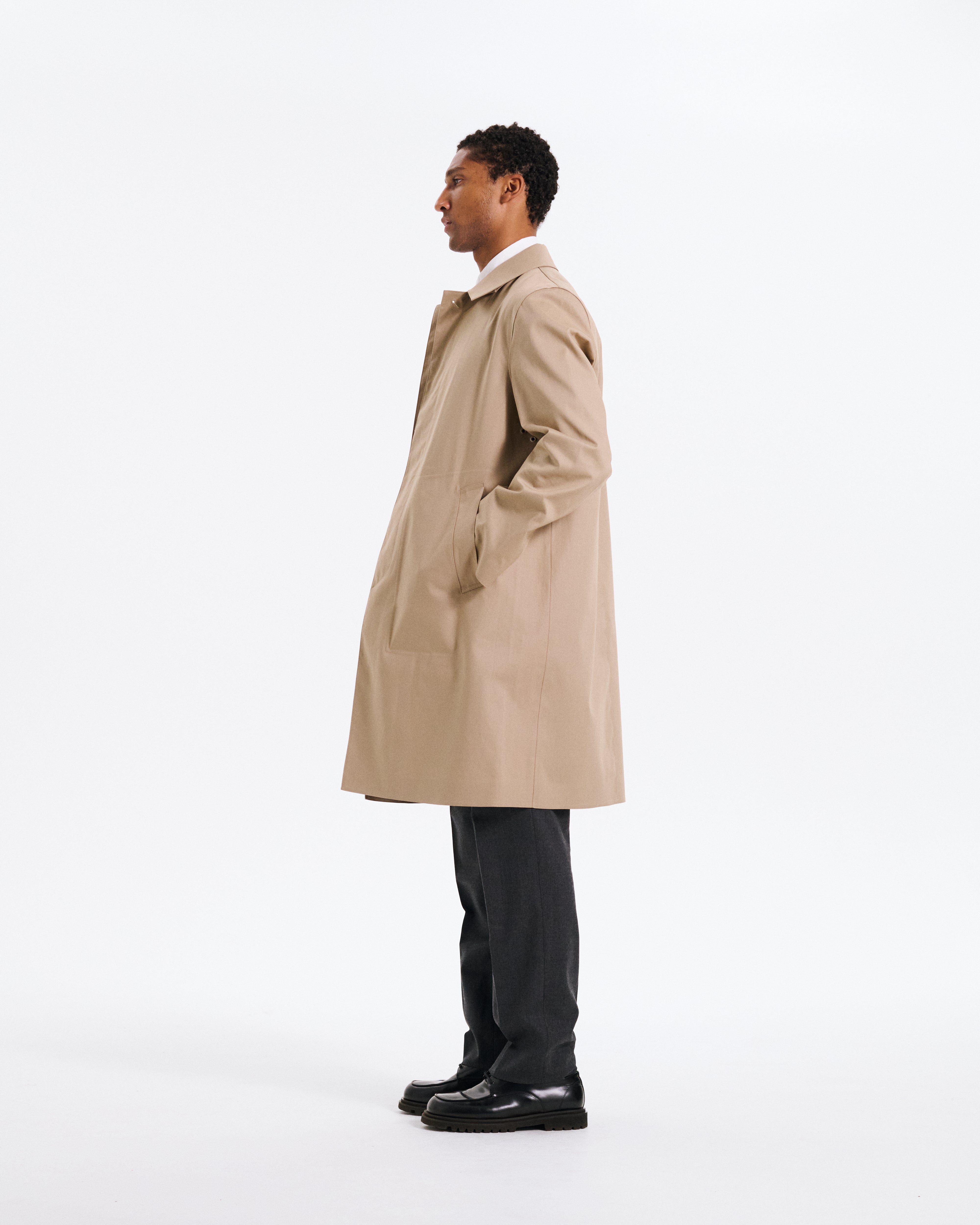 Ys　MACKINTOSHダンケルドRAINTECステンカラーコート メンズ ダンケルド レインテック 3/4丈コート – Mackintosh