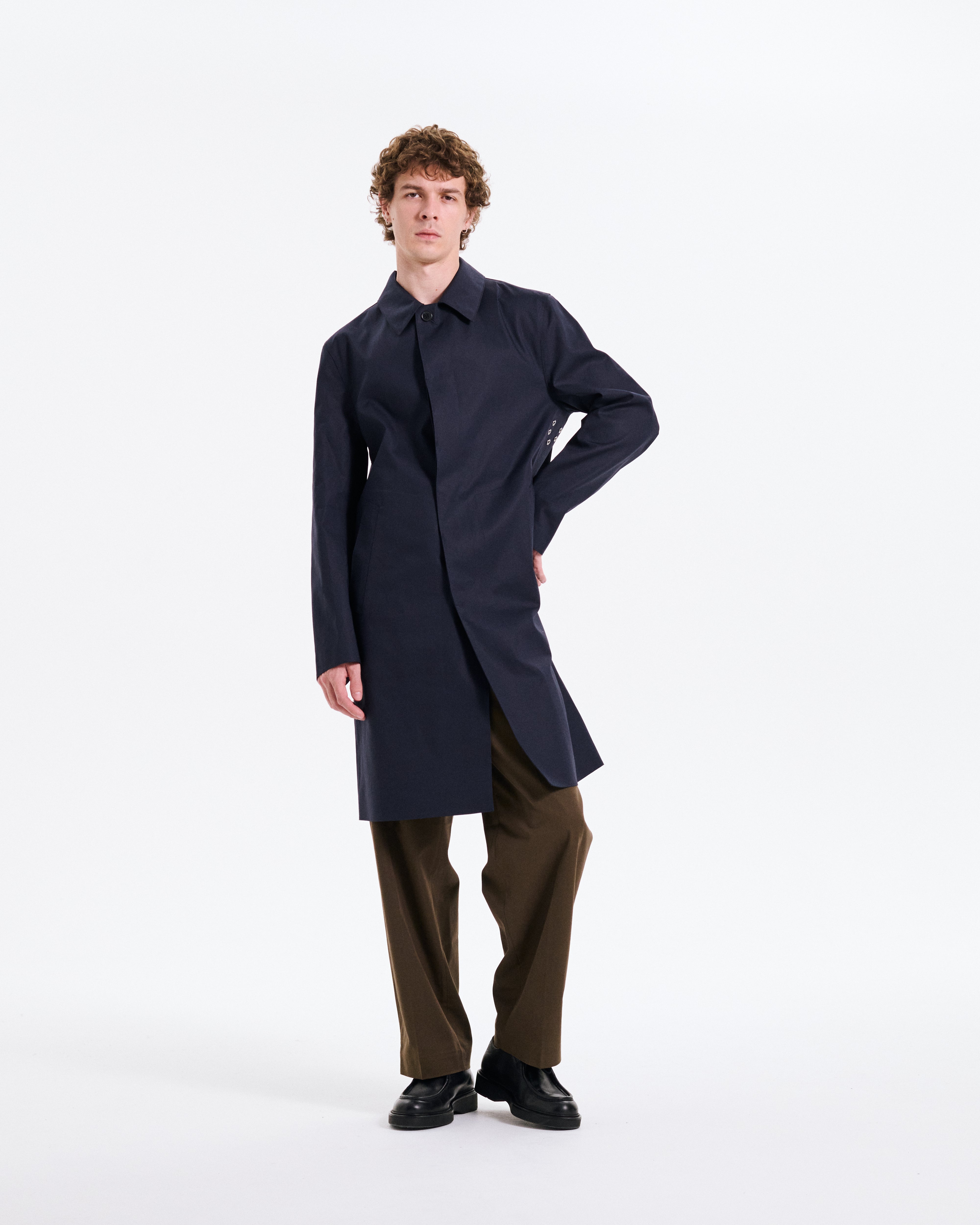 ジャケット・アウター MACKINTOSH DUNKELD RAINTEC CLASSIC Mens Dunkeld Raintec 3/4 Length Coat – Mackintosh