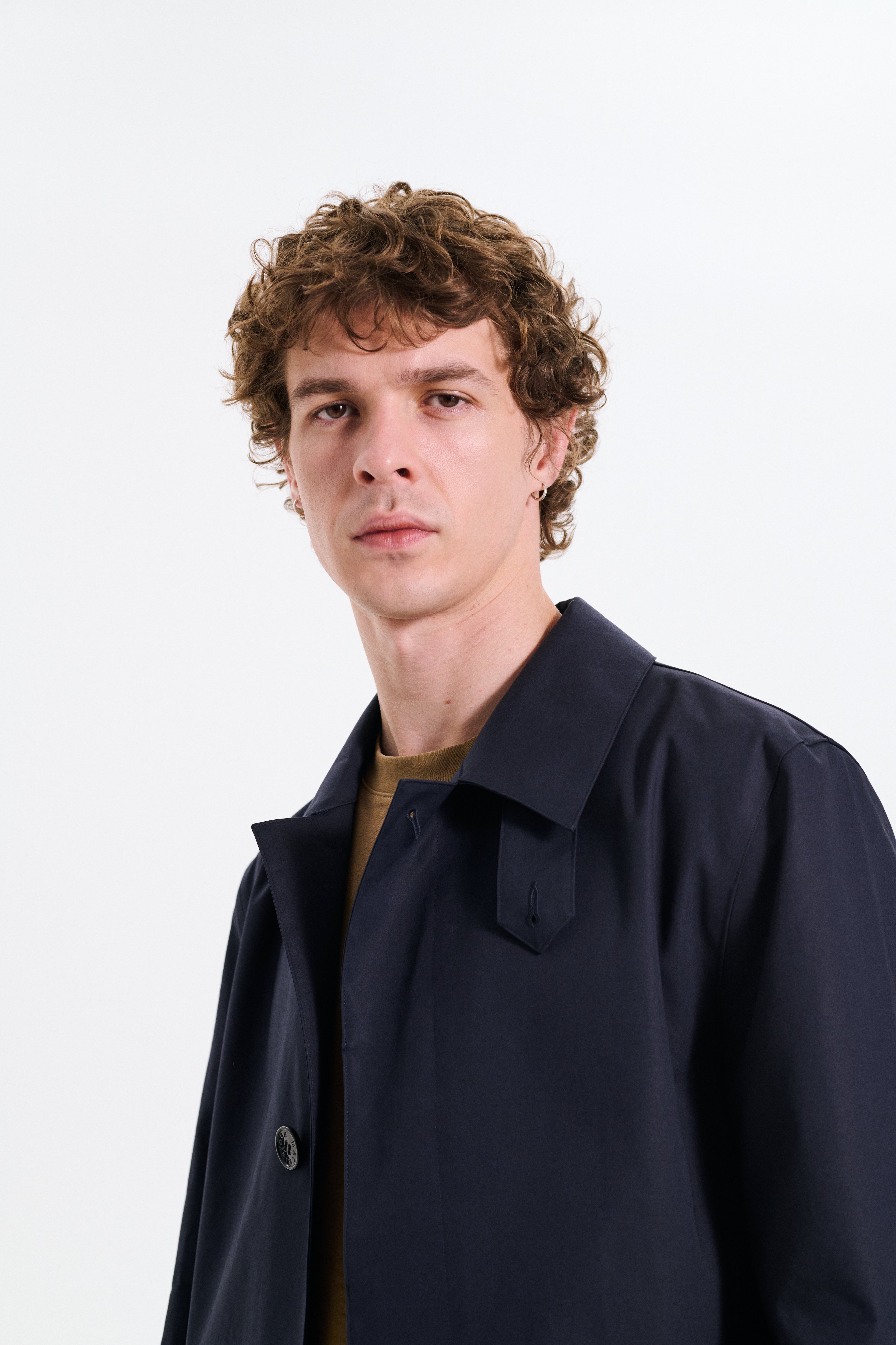 マッキントッシュ DUNKELD(レインテック) ネイビー Mens Dunkeld Raintec 3/4 Length Coat – Mackintosh