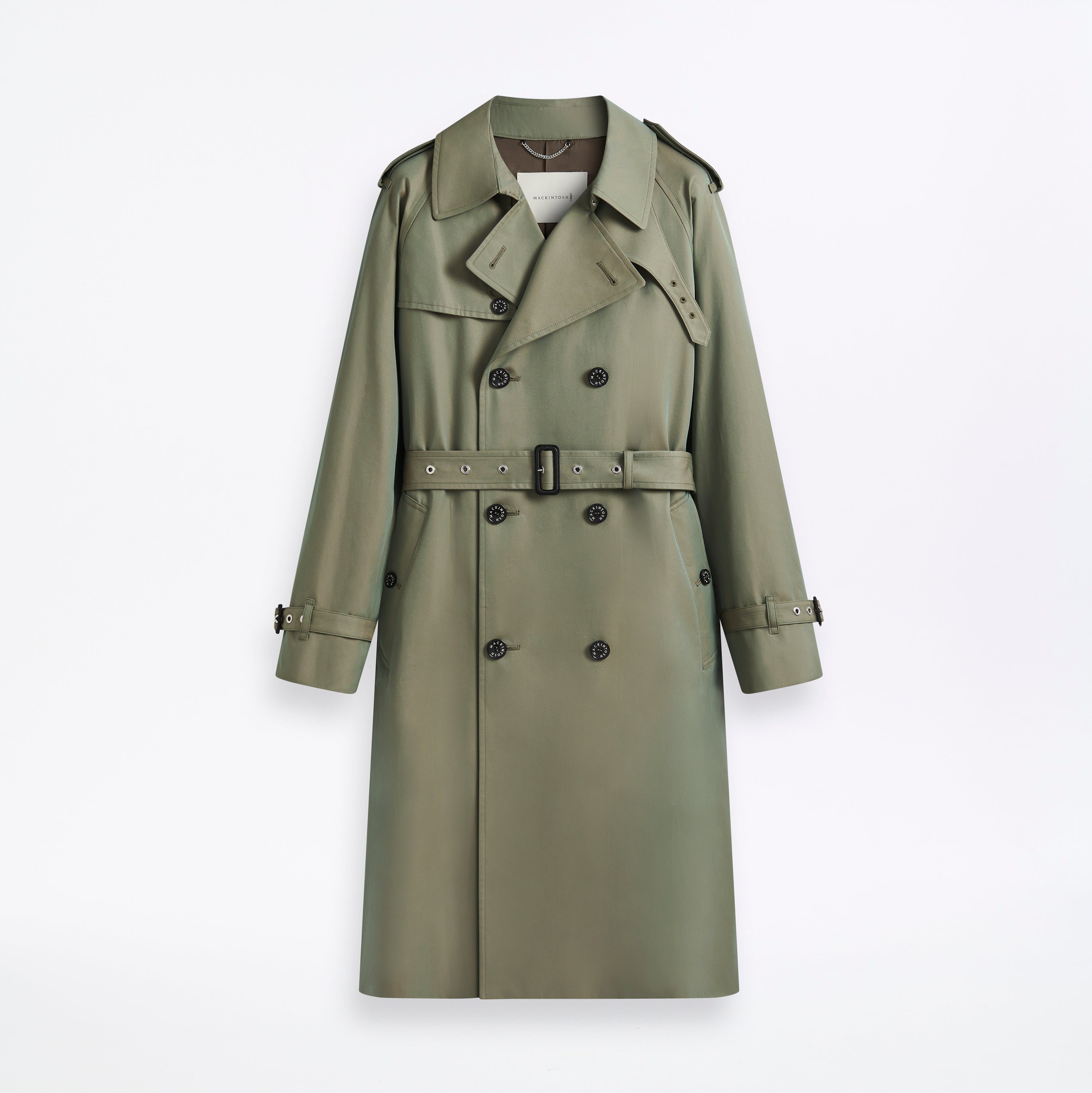 Blanefield Gabardine Double Breasted Trench Coat CL Khaki
