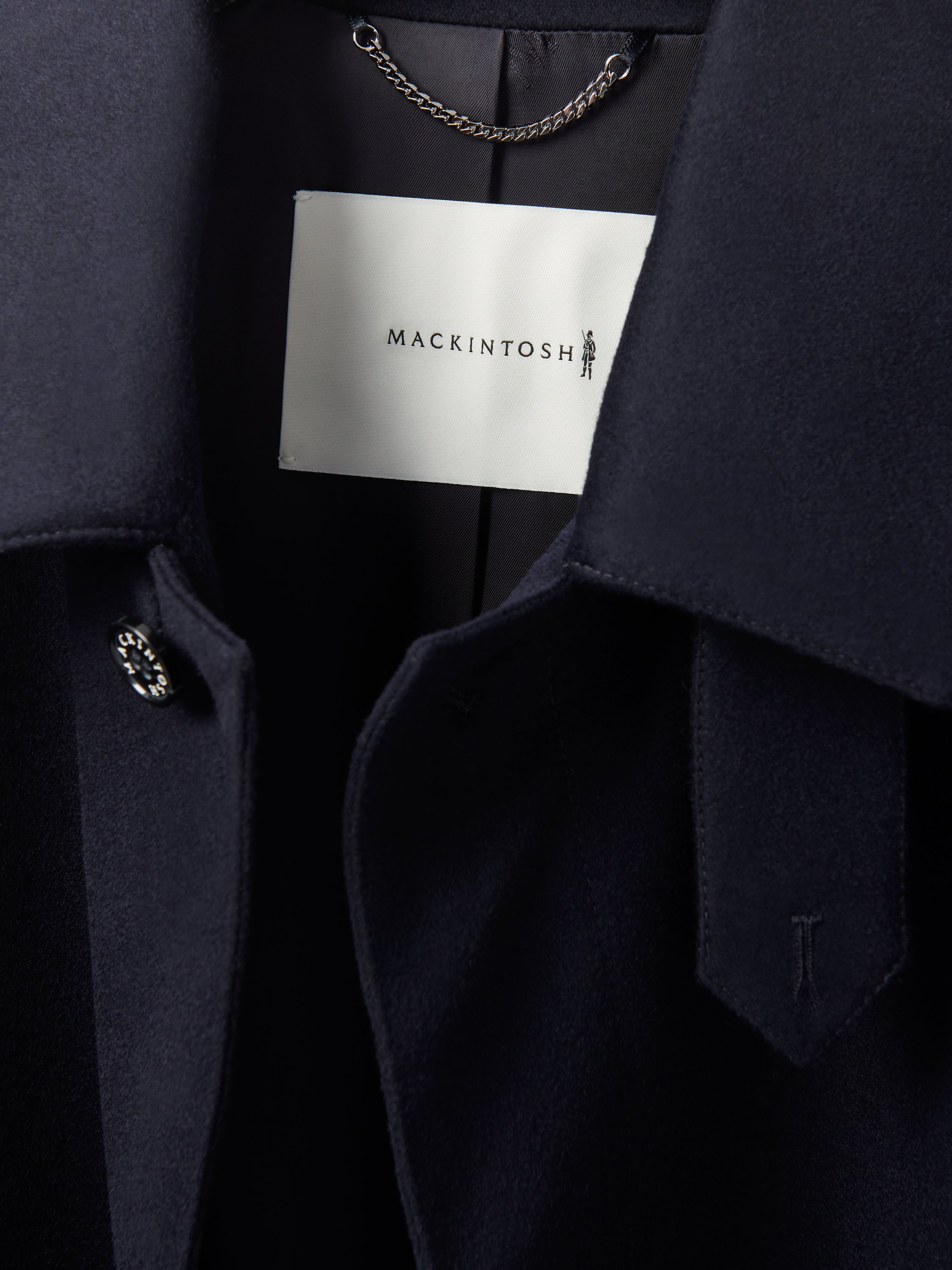 Mens Dunkeld Loro Piana Rain System Wool Coat – Mackintosh