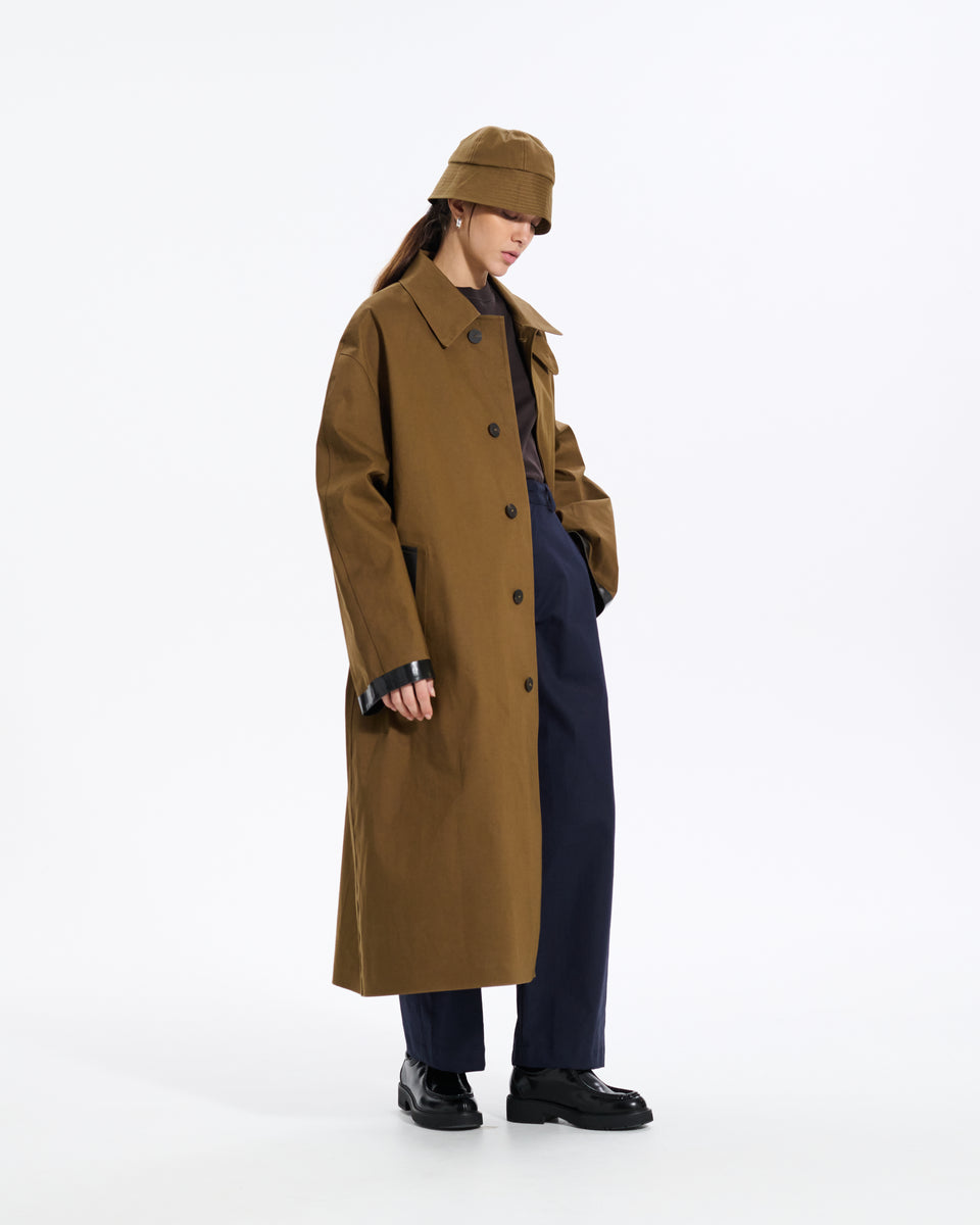 Ettrick Rubberised Long Coat – Mackintosh