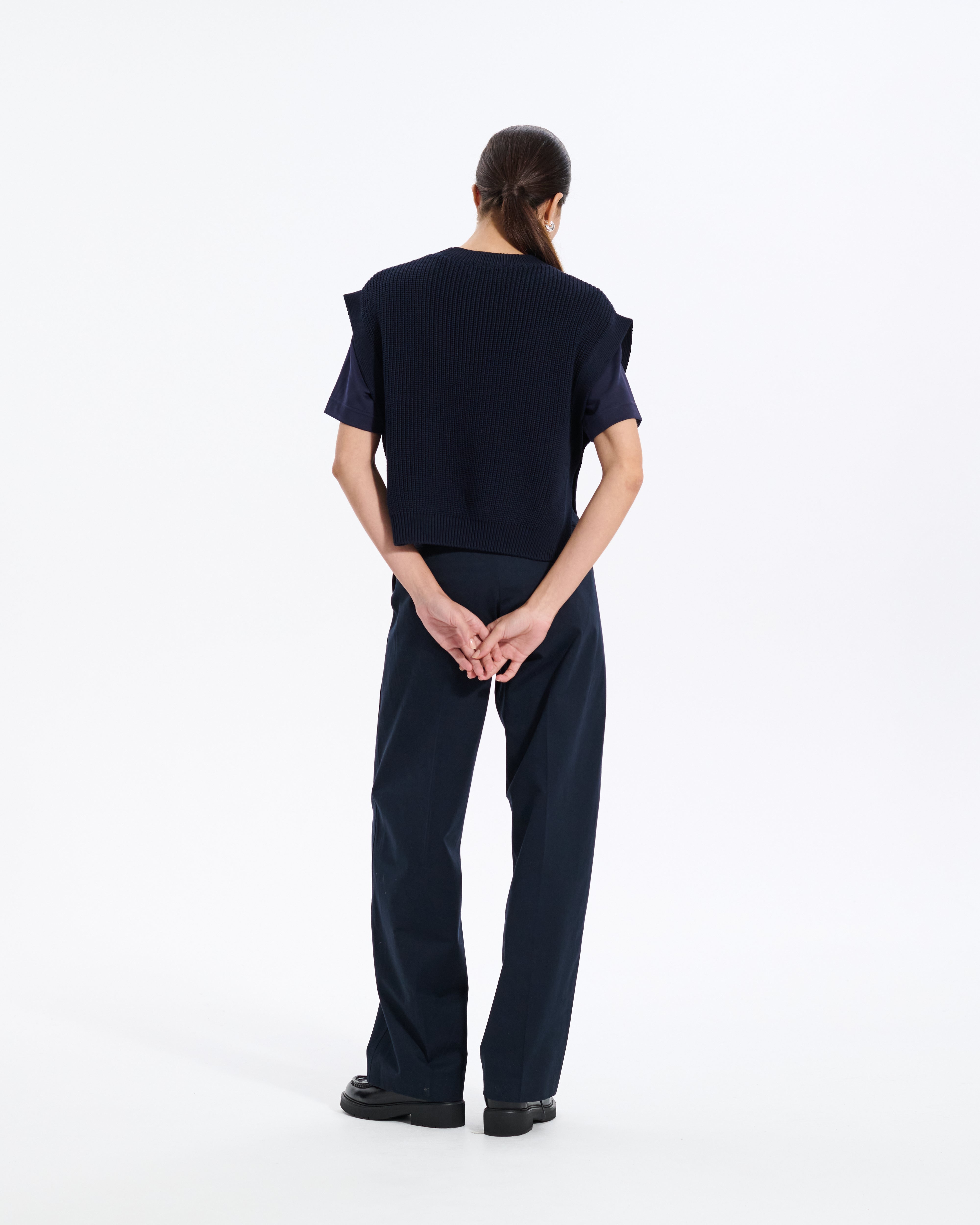 Jamper Cotton Vest Women's Knitwear