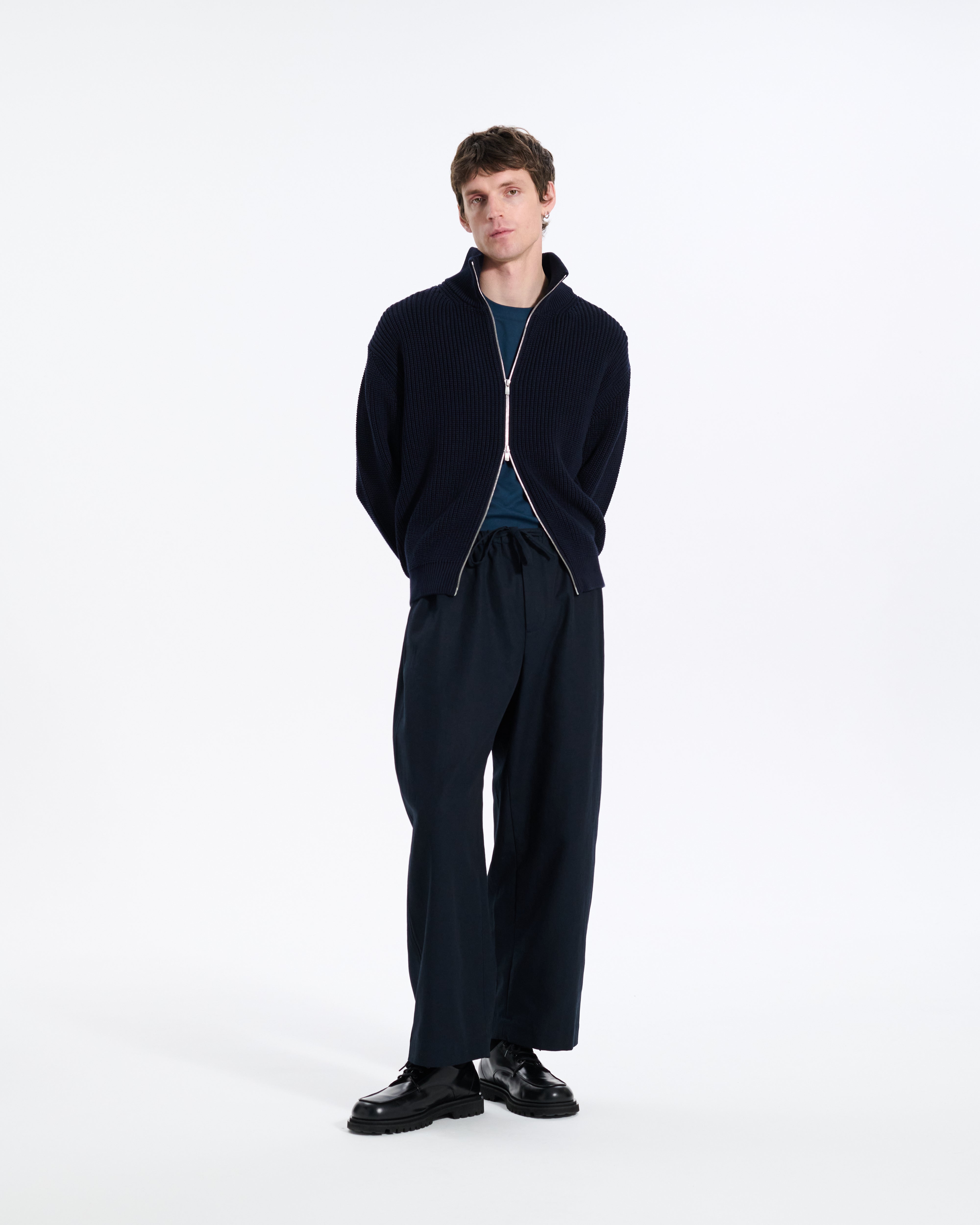 Men's Full Zip Cardigan – Mackintosh Men's Full Zip Cardigan – Mackintosh