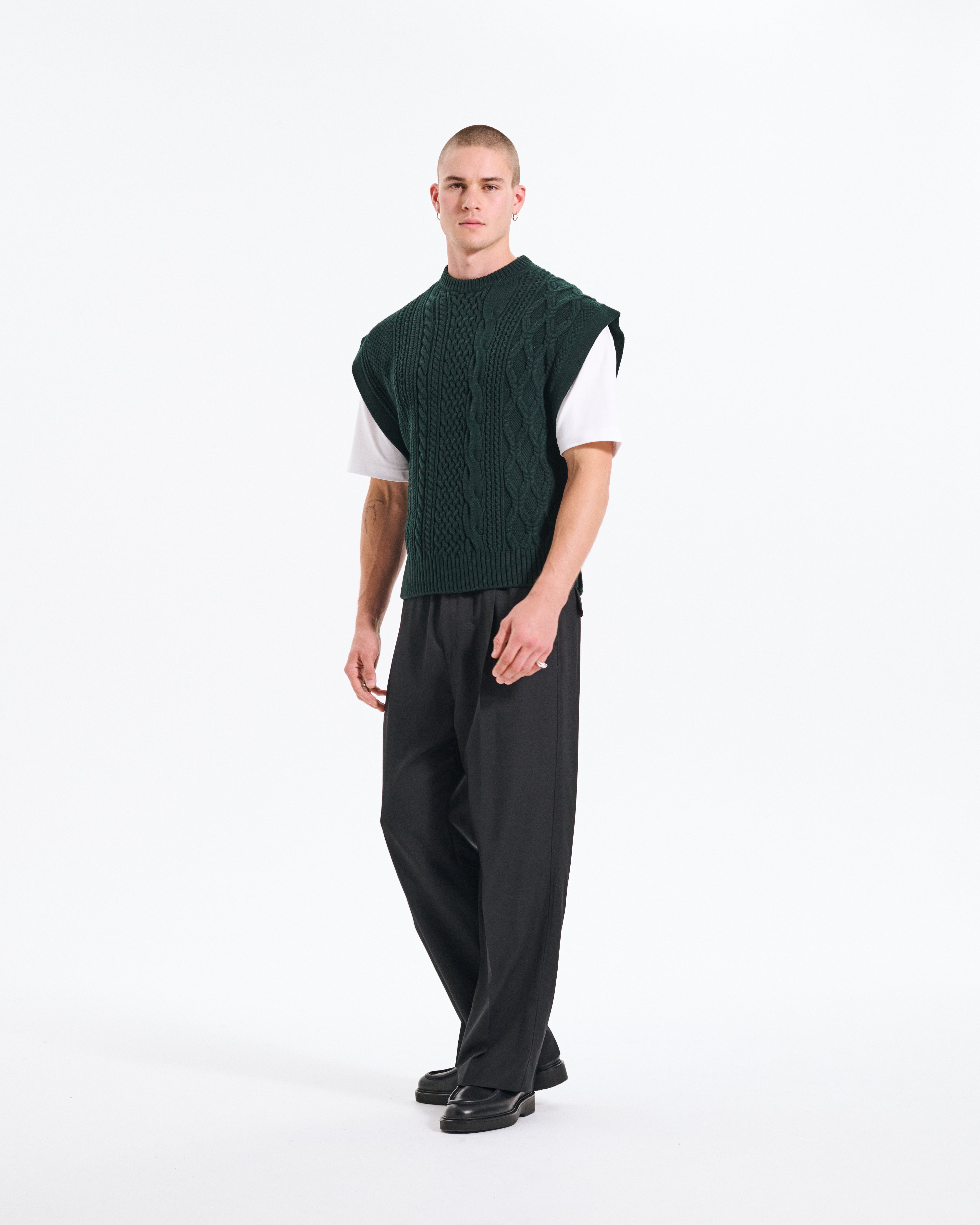 メンズ MACKINTOSH crafted by BATONER - ケーブルベスト – Mackintosh