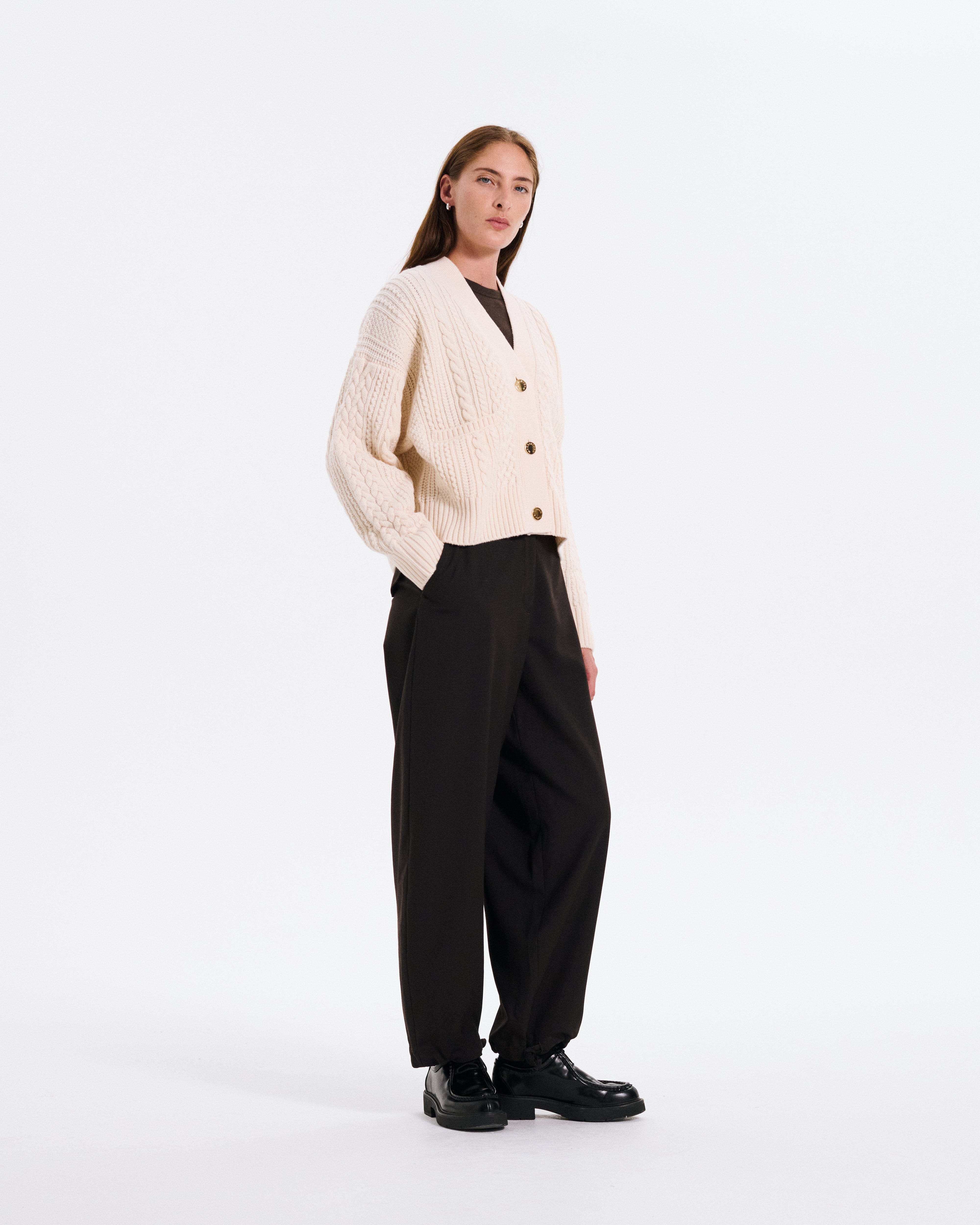 Cable Cardigan
