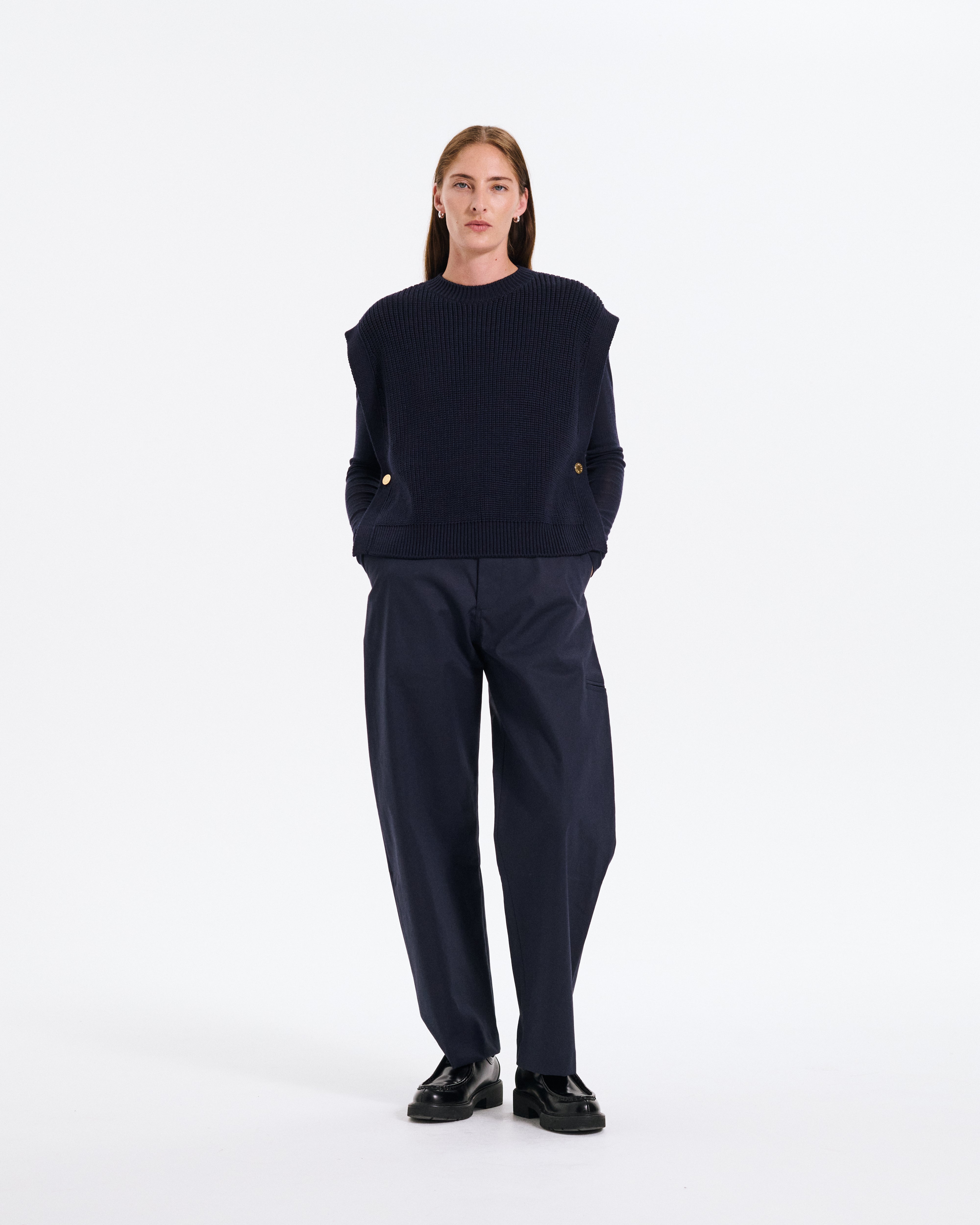 Causeway Short Vest Navy