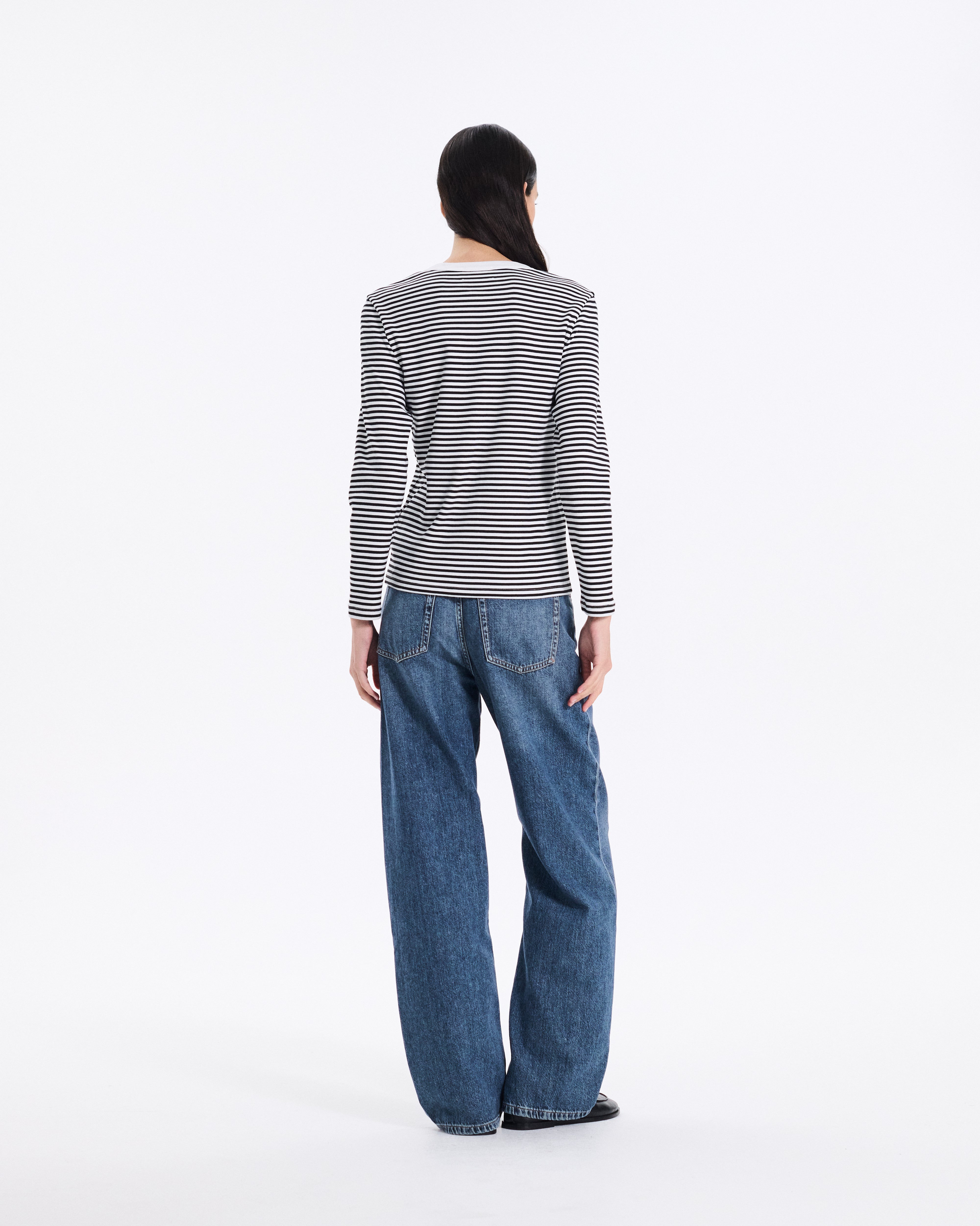 Fine Rib Cotton Cardigan