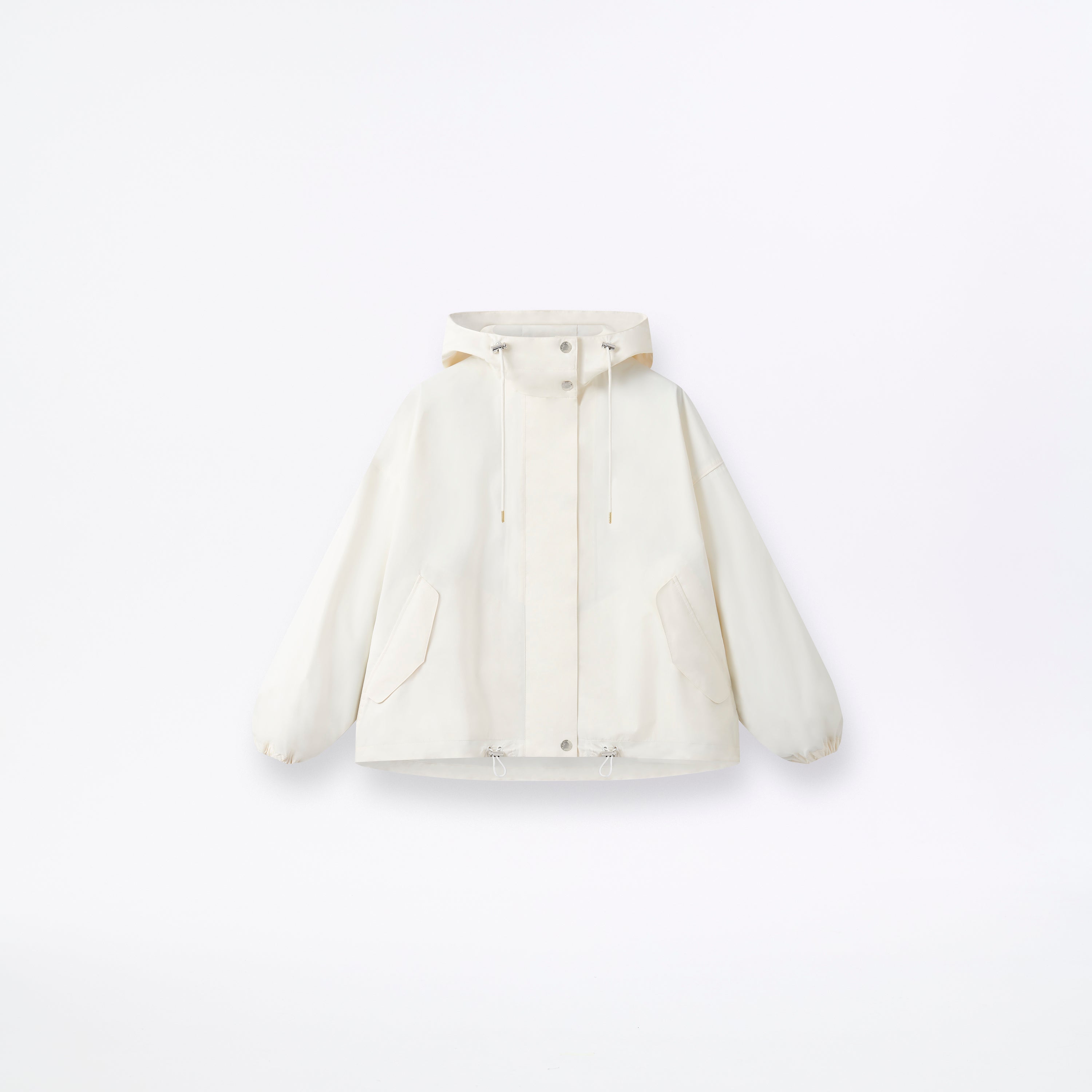 Skye Hooded Jacket Whisper white