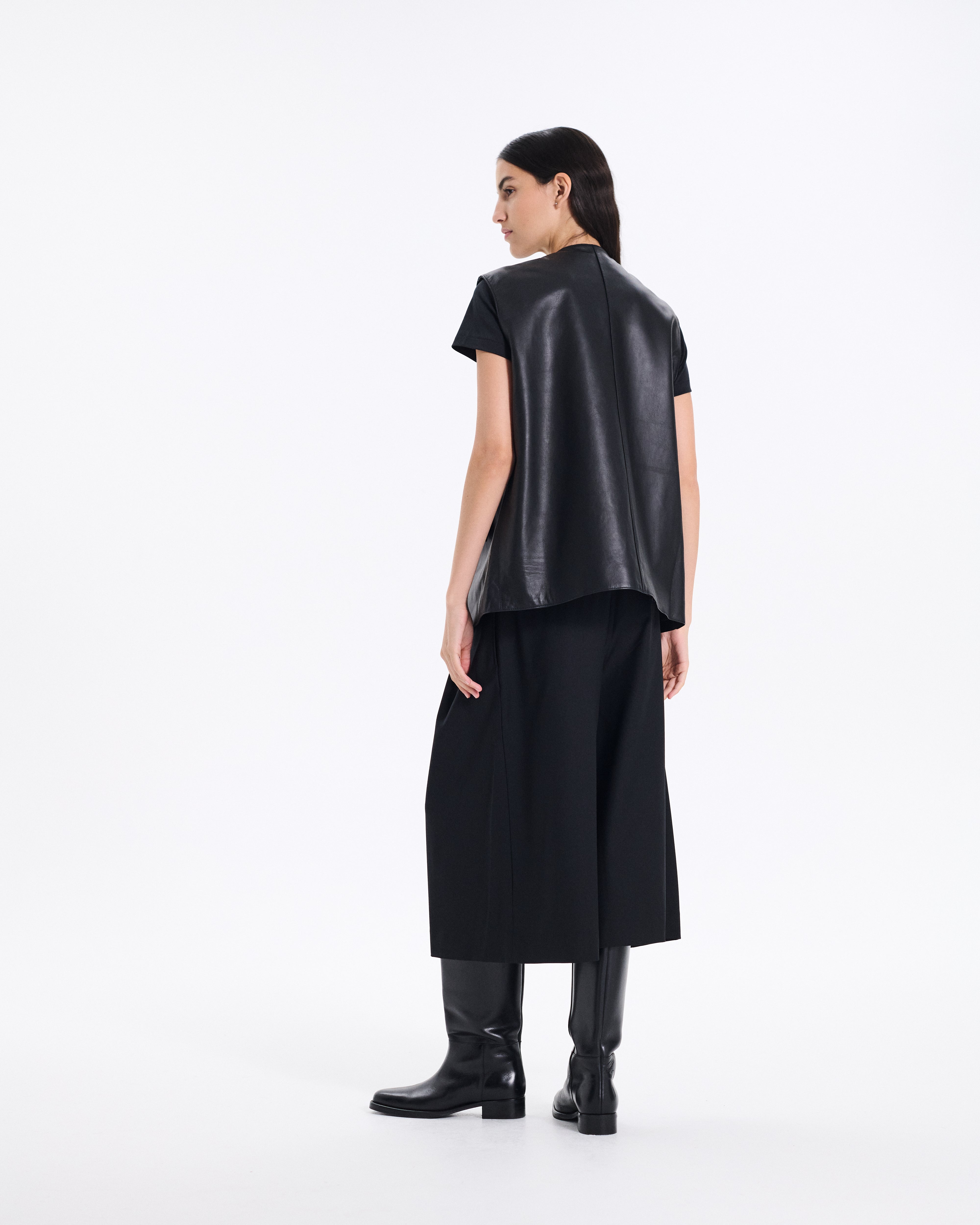 Climpy Leather Gilet