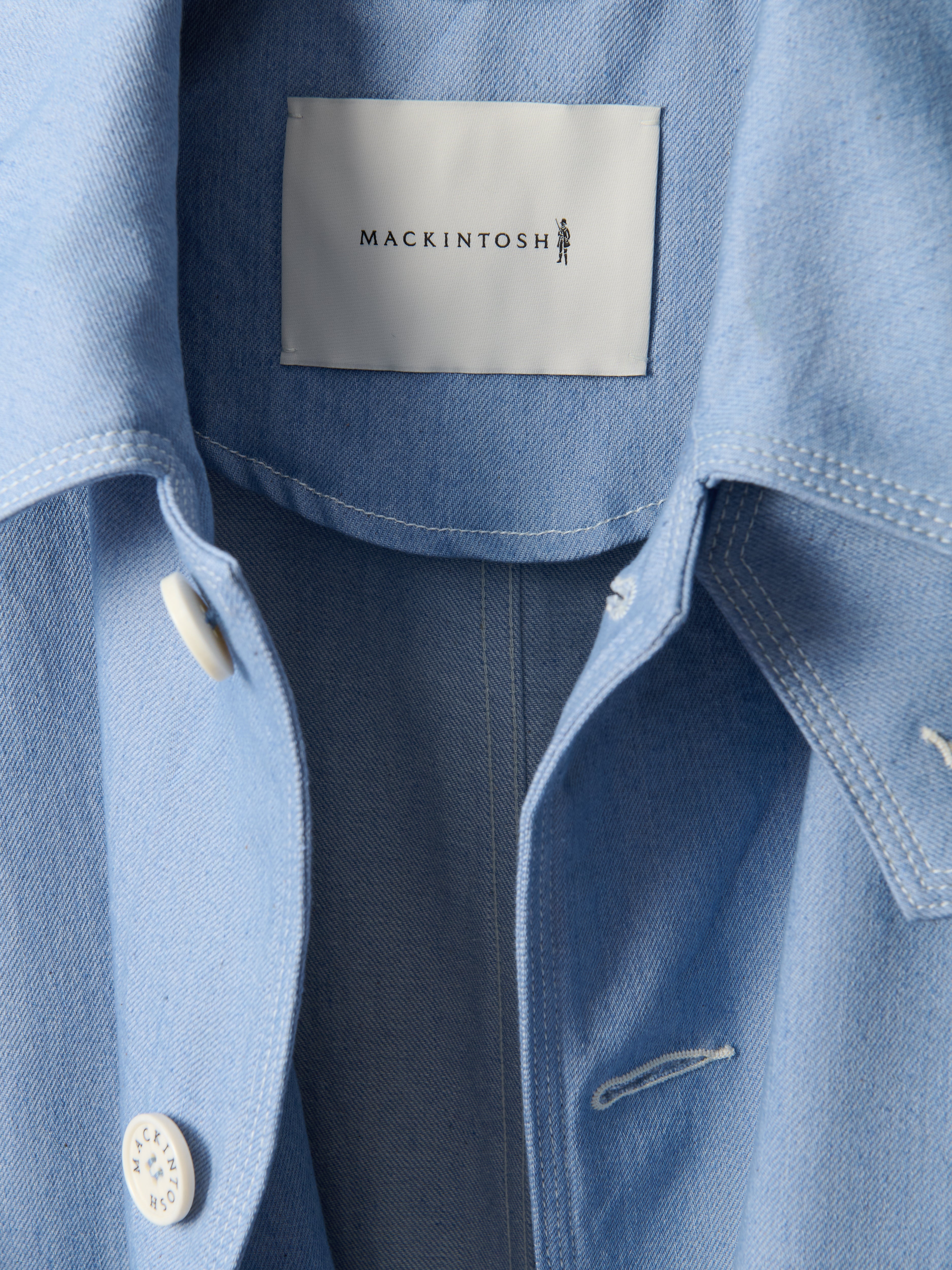 Men's Humbie Slim Short Denim Jacket – Mackintosh