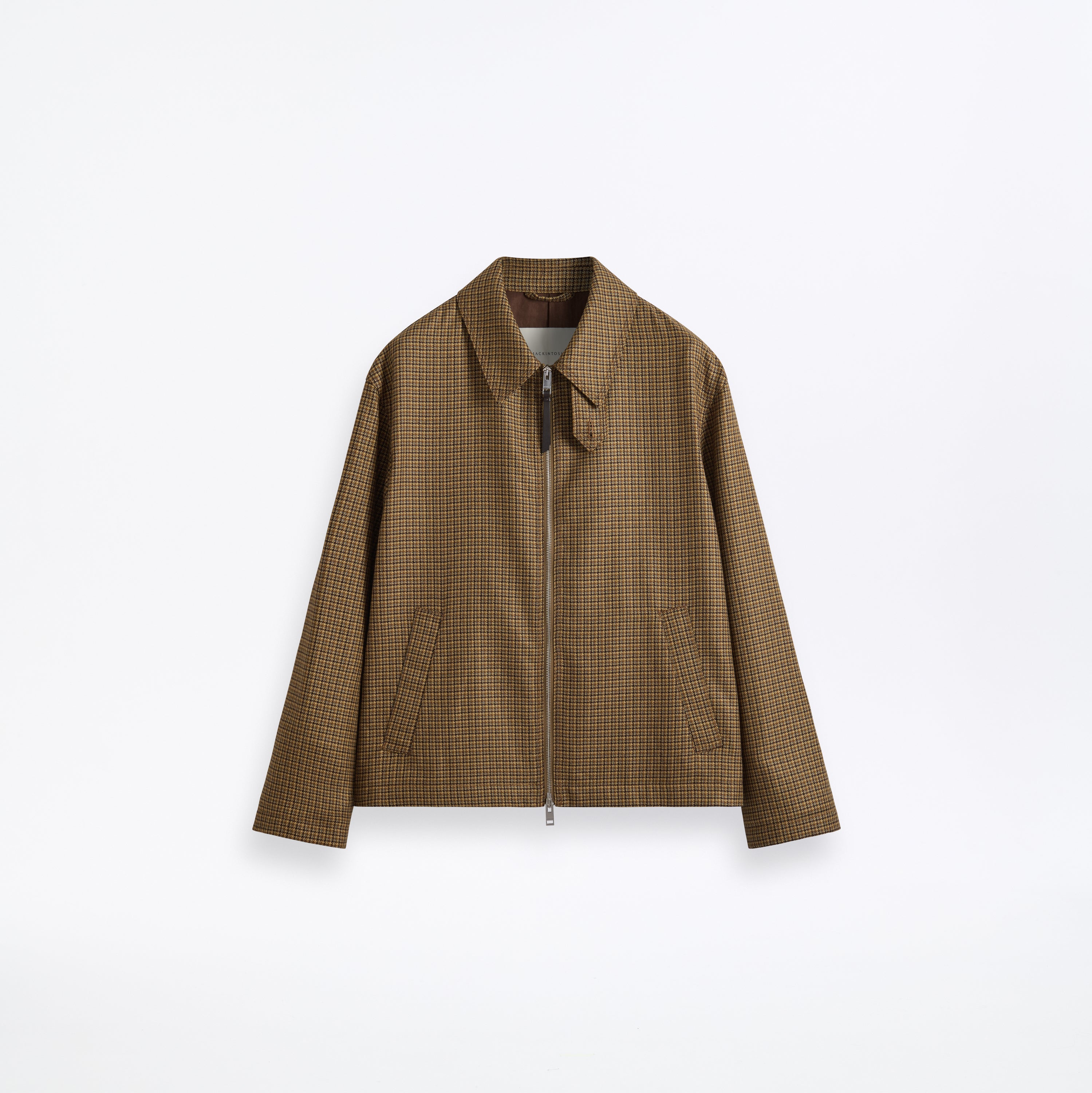 Birgham Wool Zip-up Jacket