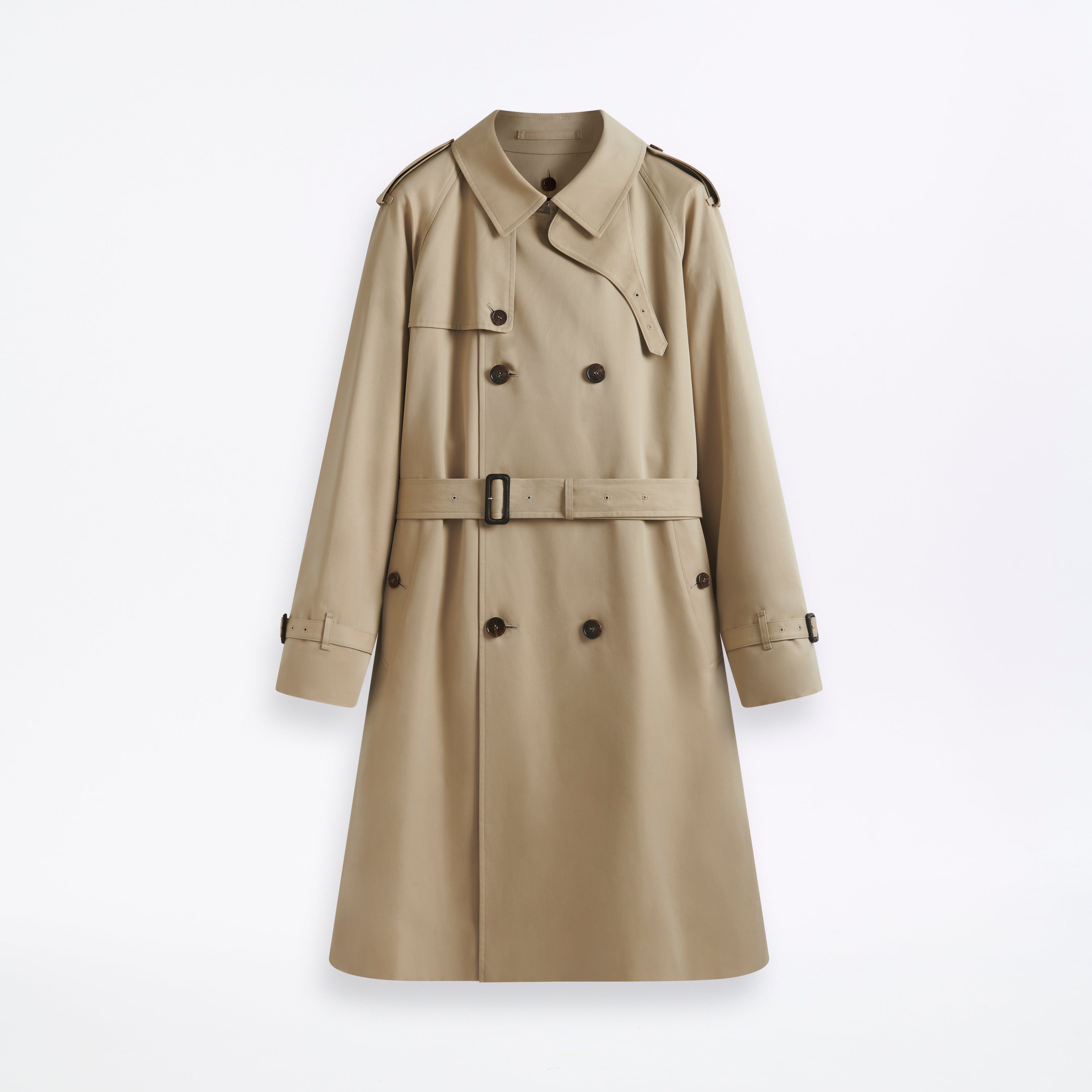 Blanefield Gabardine Double Breasted Trench Coat CL Honey