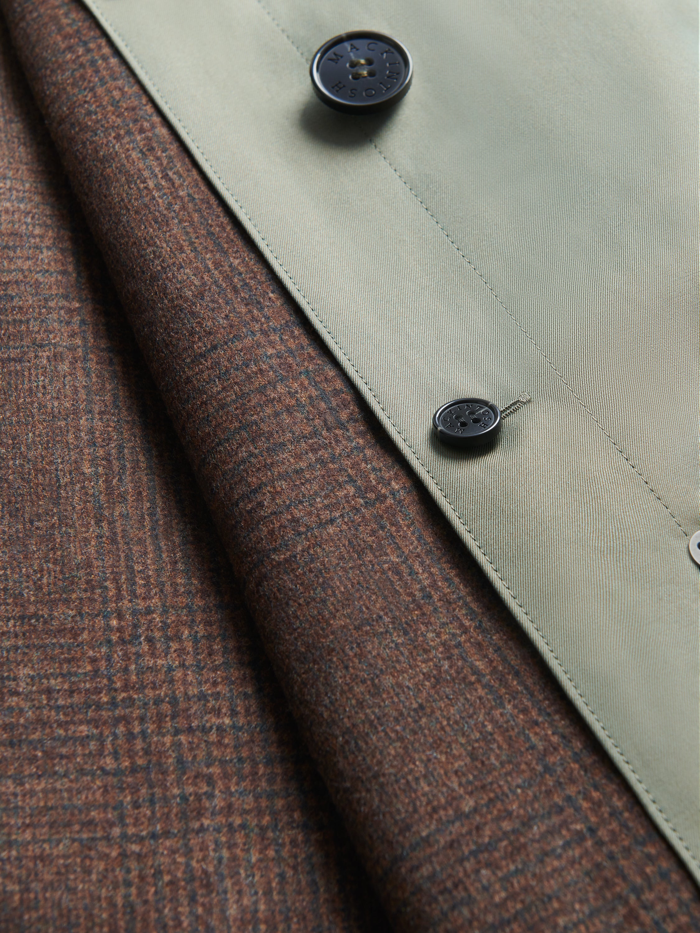 メンズ BLANEFIELD - ギャバジンダブルブレステッド トレンチコート