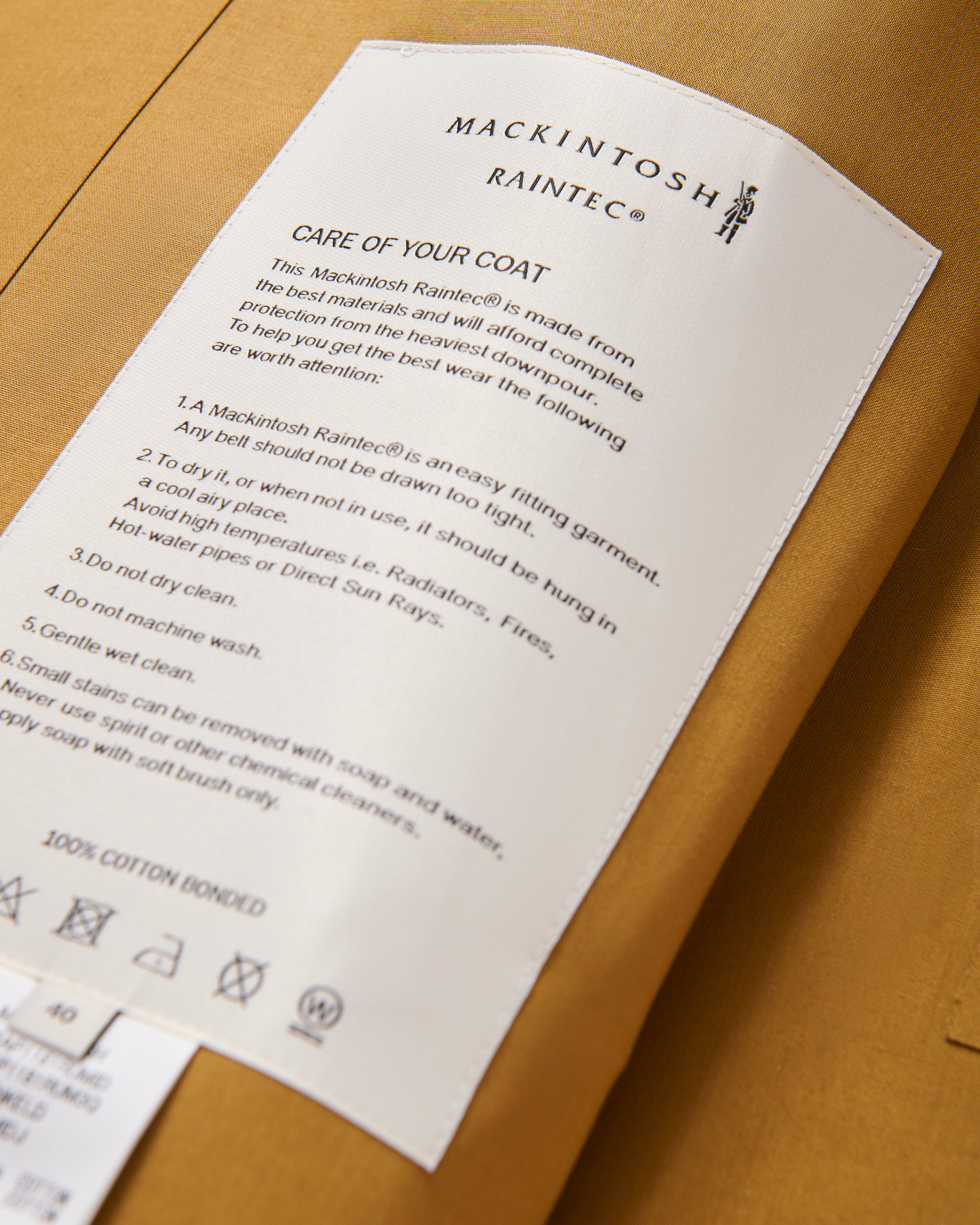メンズ DUNOON - MACKINTOSH RAINTEC コート – Mackintosh
