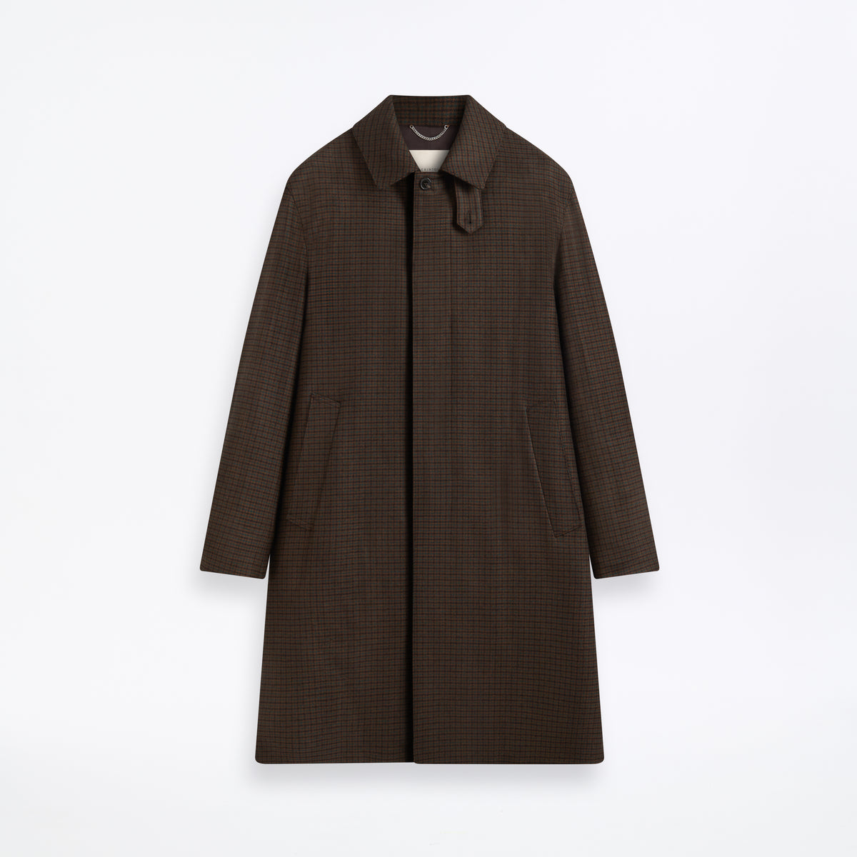 Dunkeld Houndstooth Wool Coat