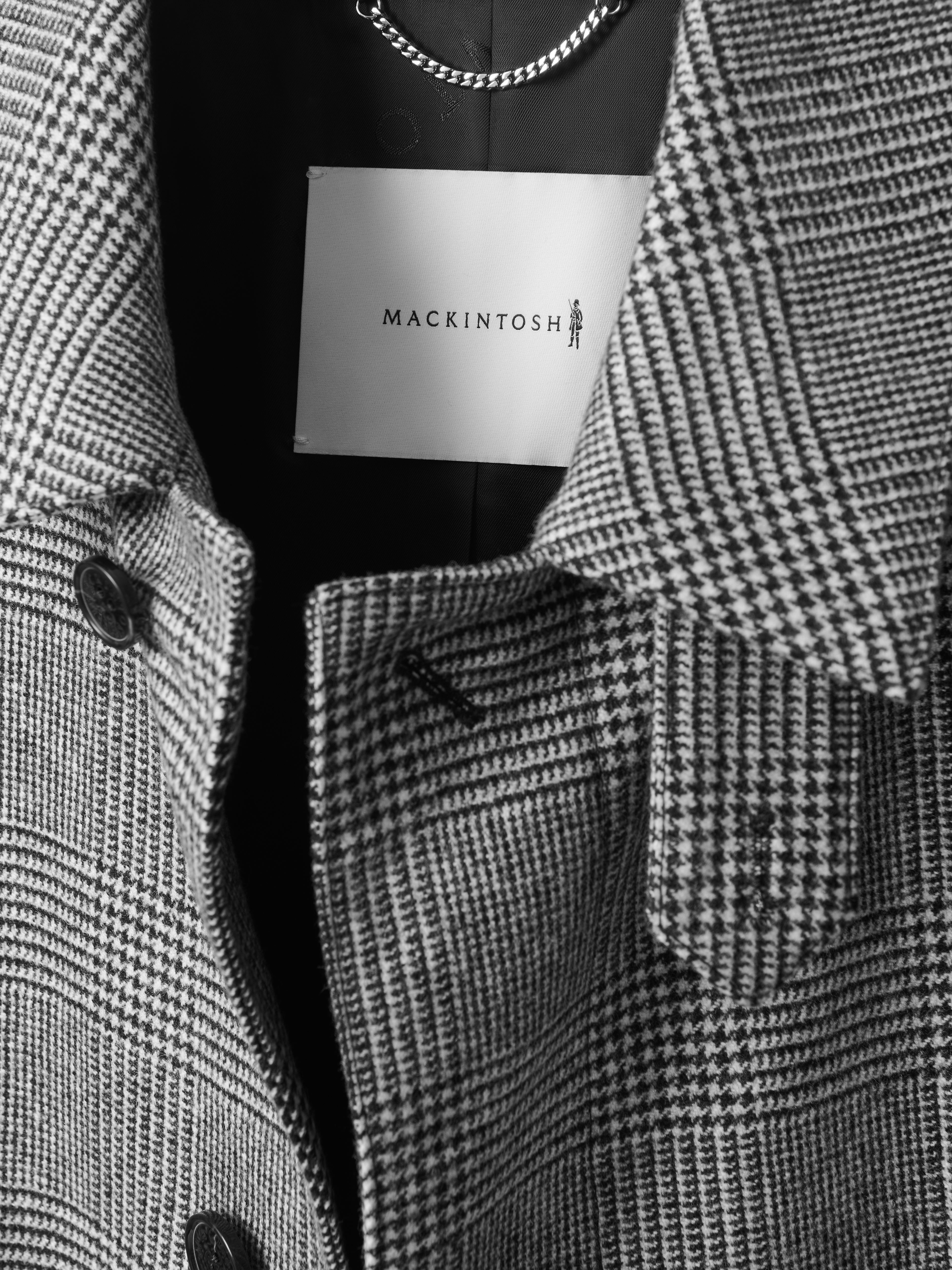 メンズ DUNKELD - グレンチェック ウールコート – Mackintosh