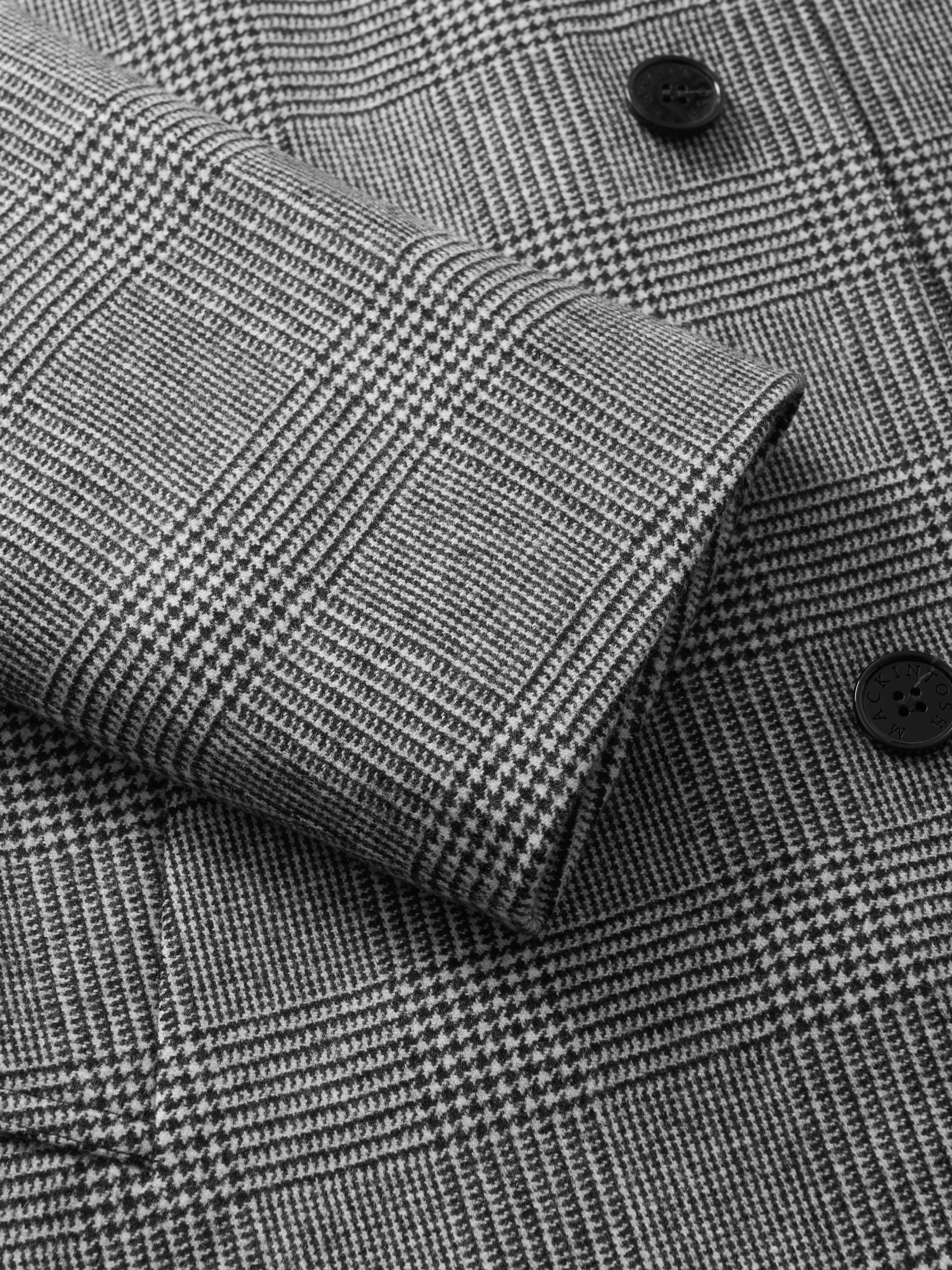 新品同様★マッキントッシュ★グレンチェック★ウールコート★大きいサイズL MACKINTOSH】【グレンチェック】【英国製】【アウター