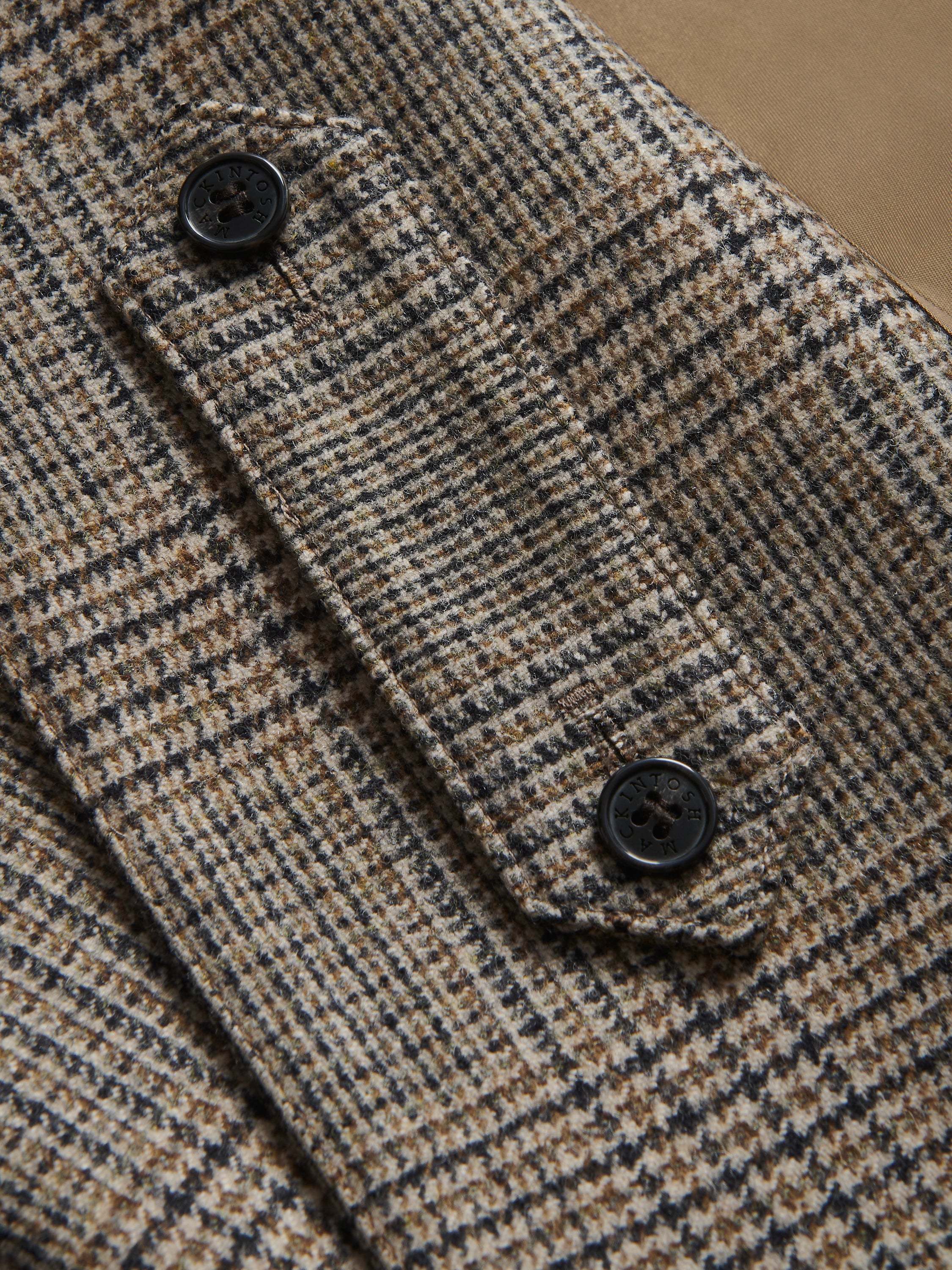メンズ DUNKELD - グレンチェック ウールコート – Mackintosh