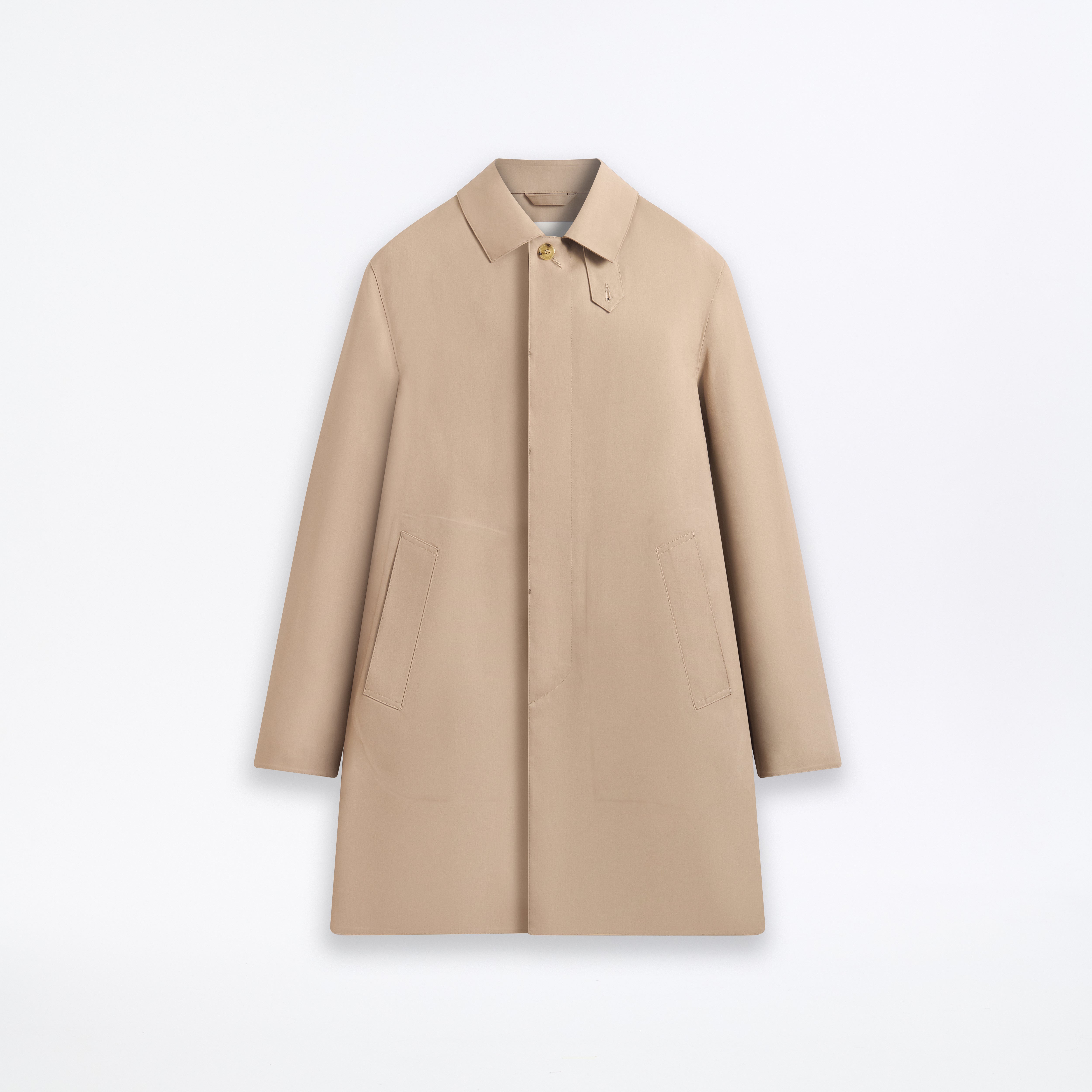 Dunoon Raintec Mid Length Coat Fawn No Liner