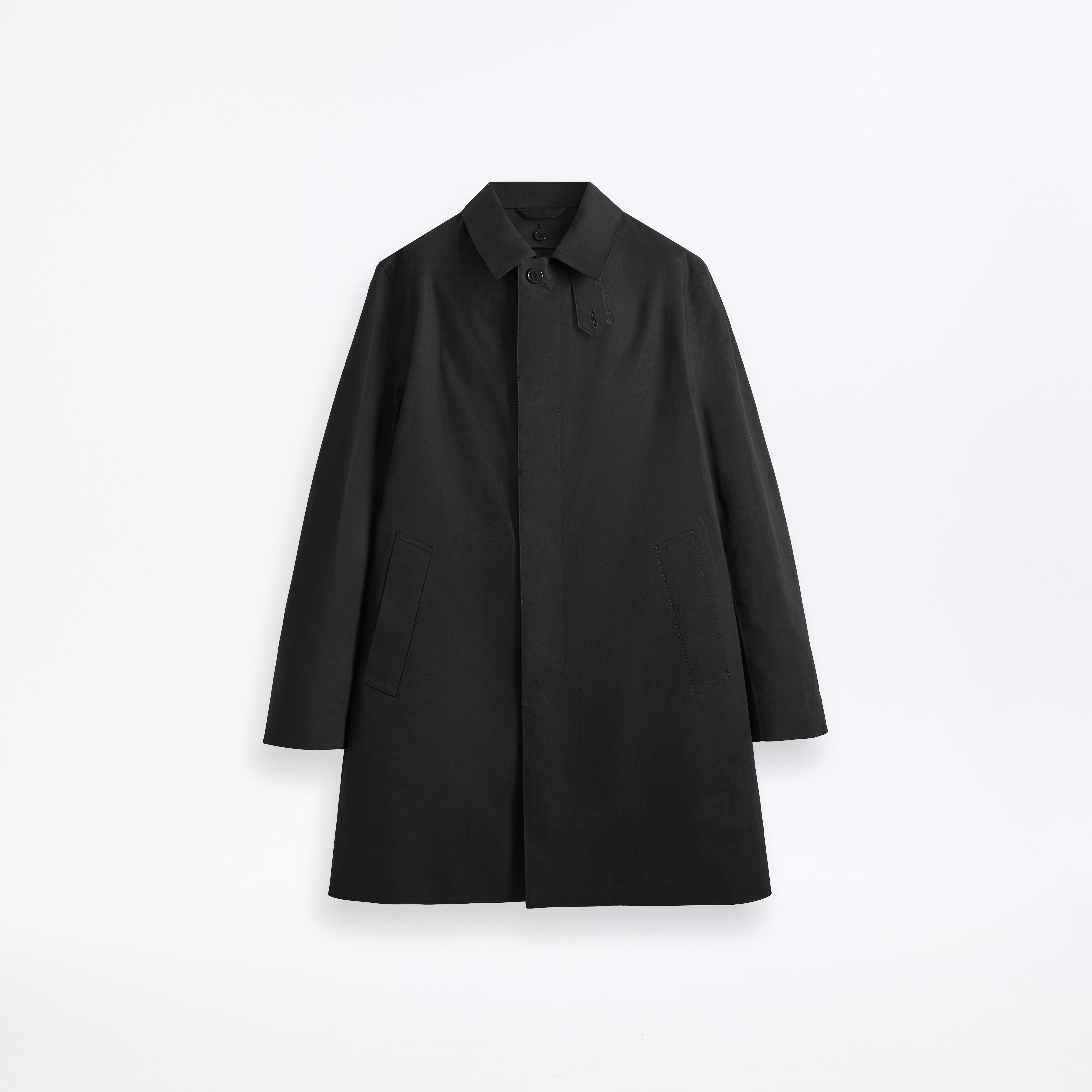 Dunoon Raintec Mid Length Coat Black