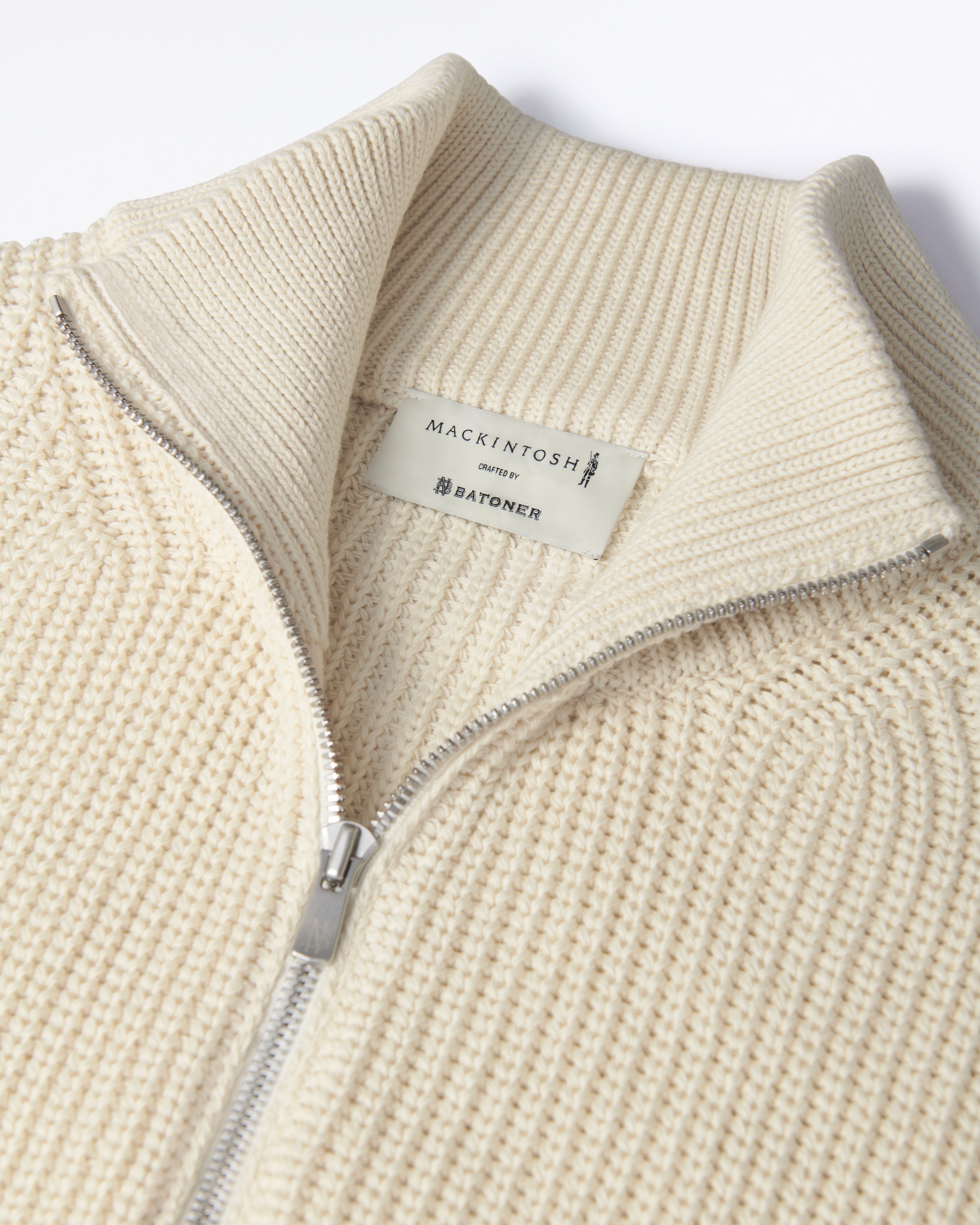 pablo vinci Zip knit cardigan Sサイズ Men's Full Zip Cardigan – Mackintosh