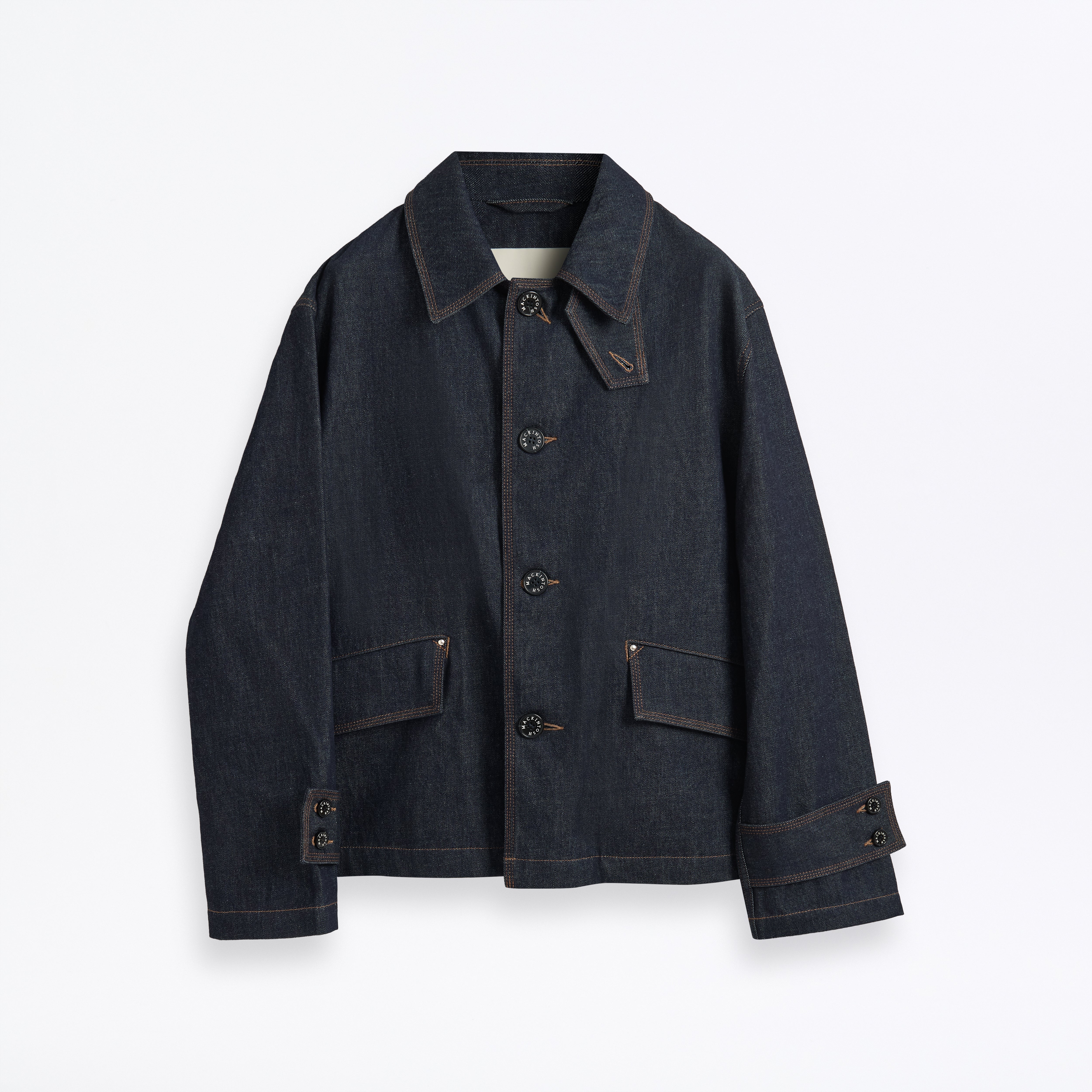 Men's Humbie Slim Short Denim Jacket – Mackintosh