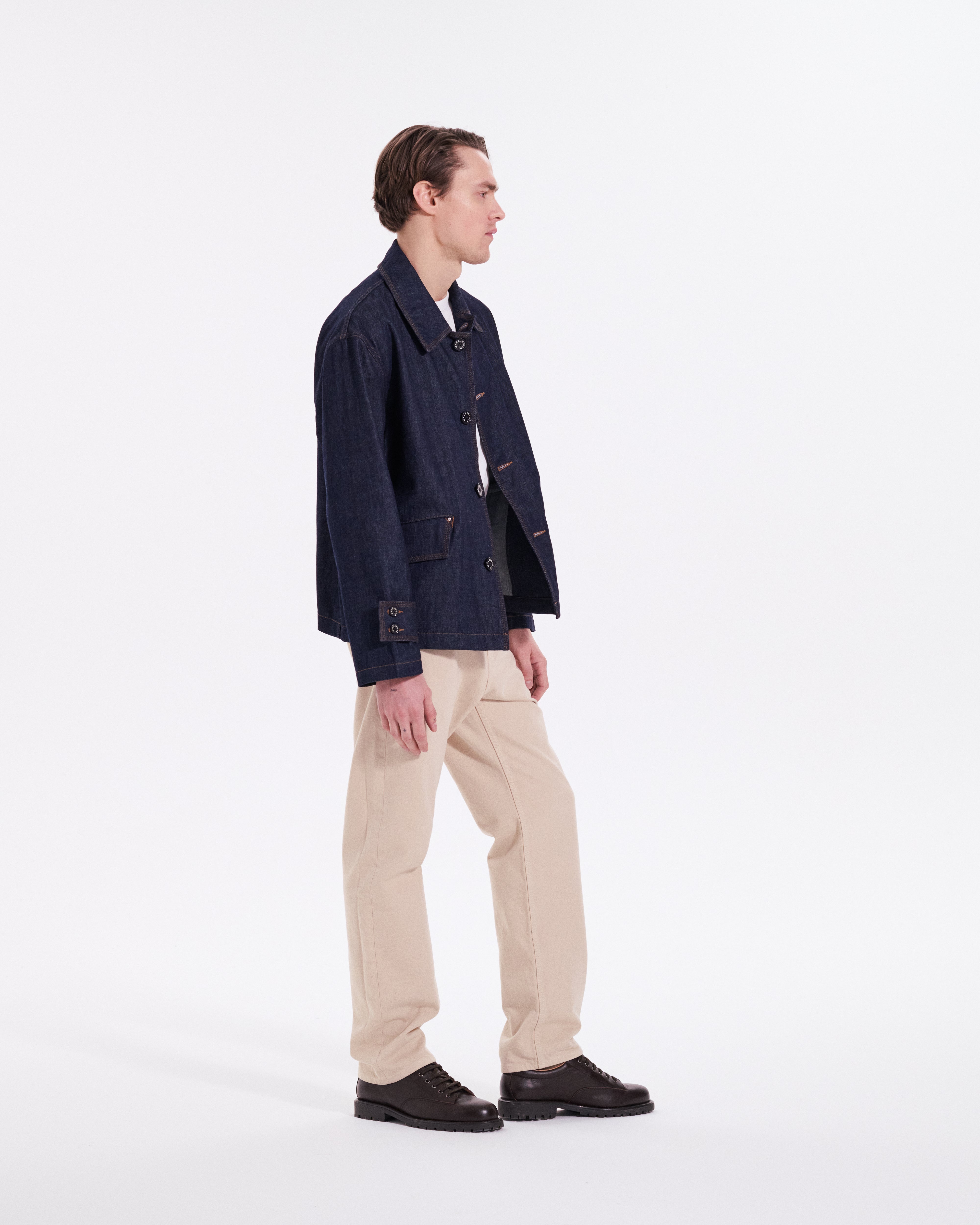 Men's Humbie Slim Short Denim Jacket – Mackintosh