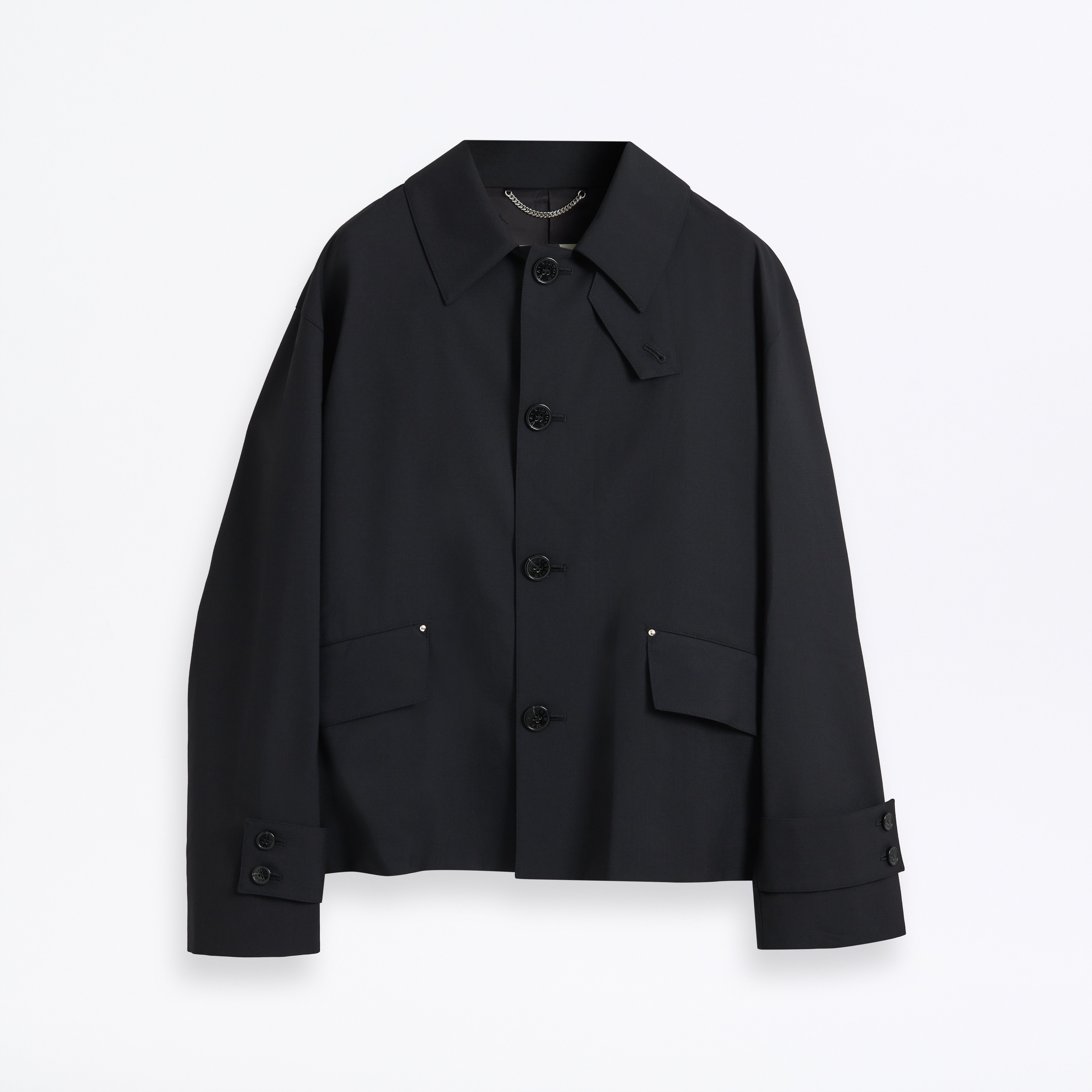 メンズ ハンビー スリム ウール ショート コート – Mackintosh