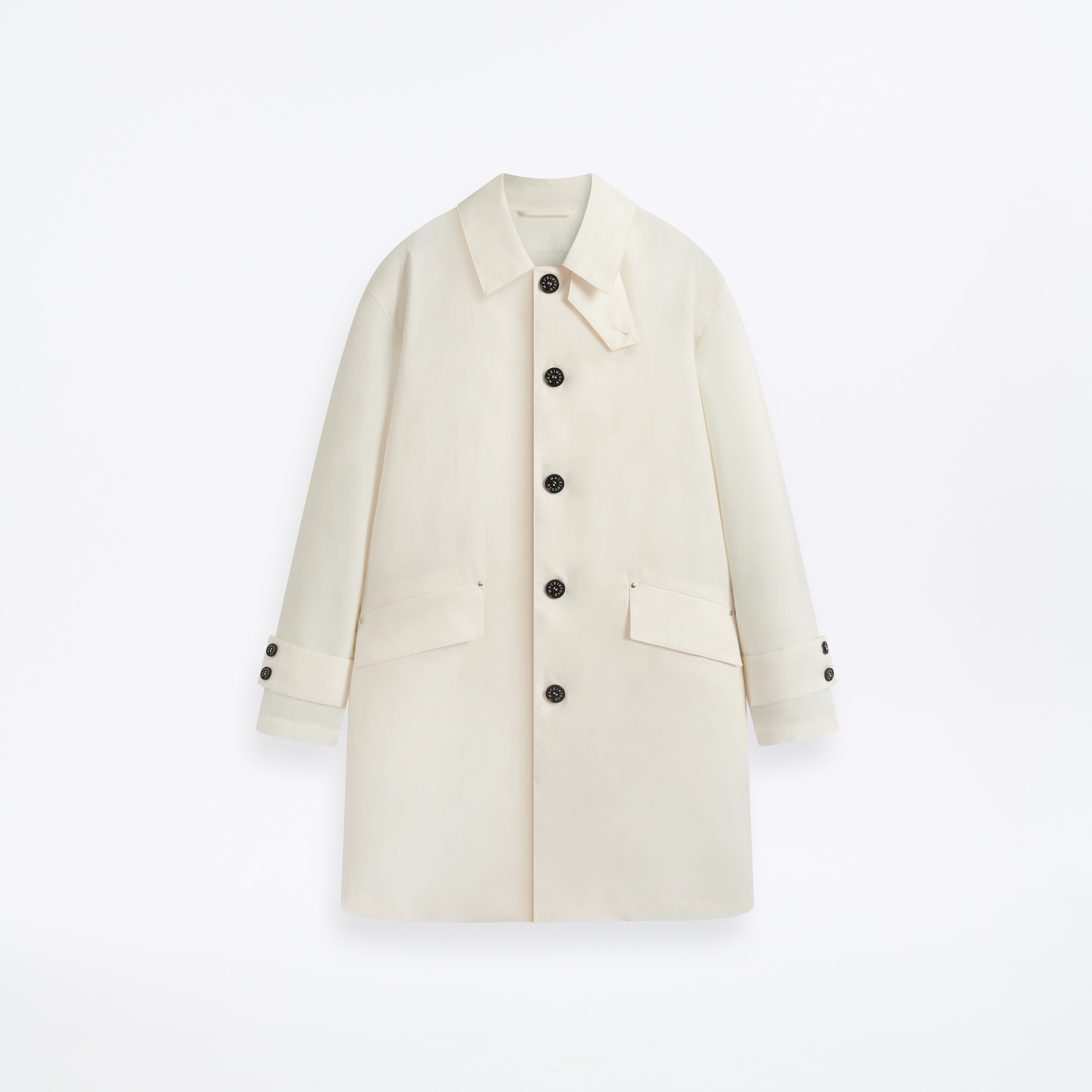 す*ず様 【美品】MACKINTOSH オリーブグリーン ピーコート MACKINTOSH｜撥水 ハンビー オーバーサイズ ドロップショルダー