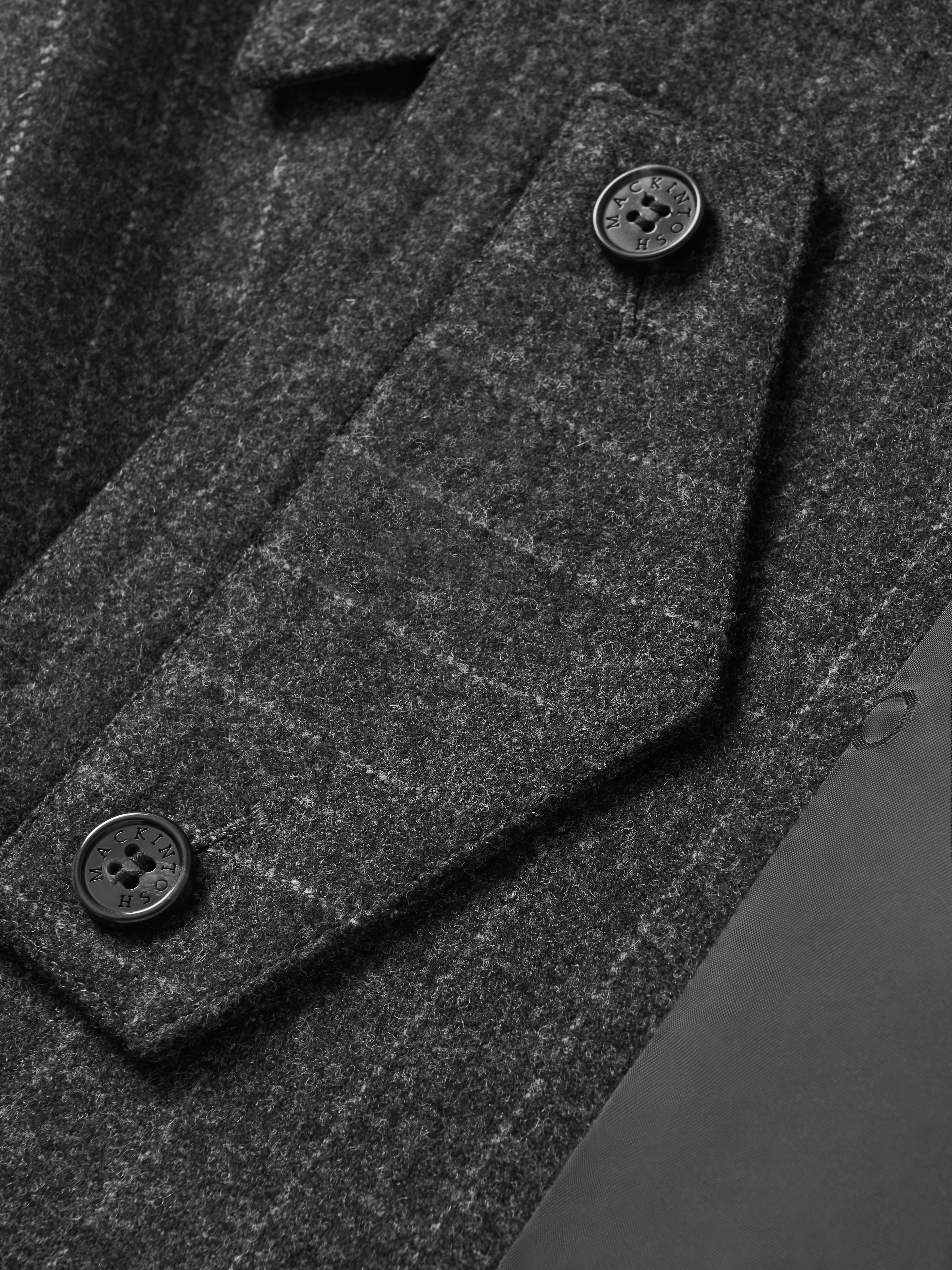 Mens Humbie Chalkstripe Wool Coat – Mackintosh