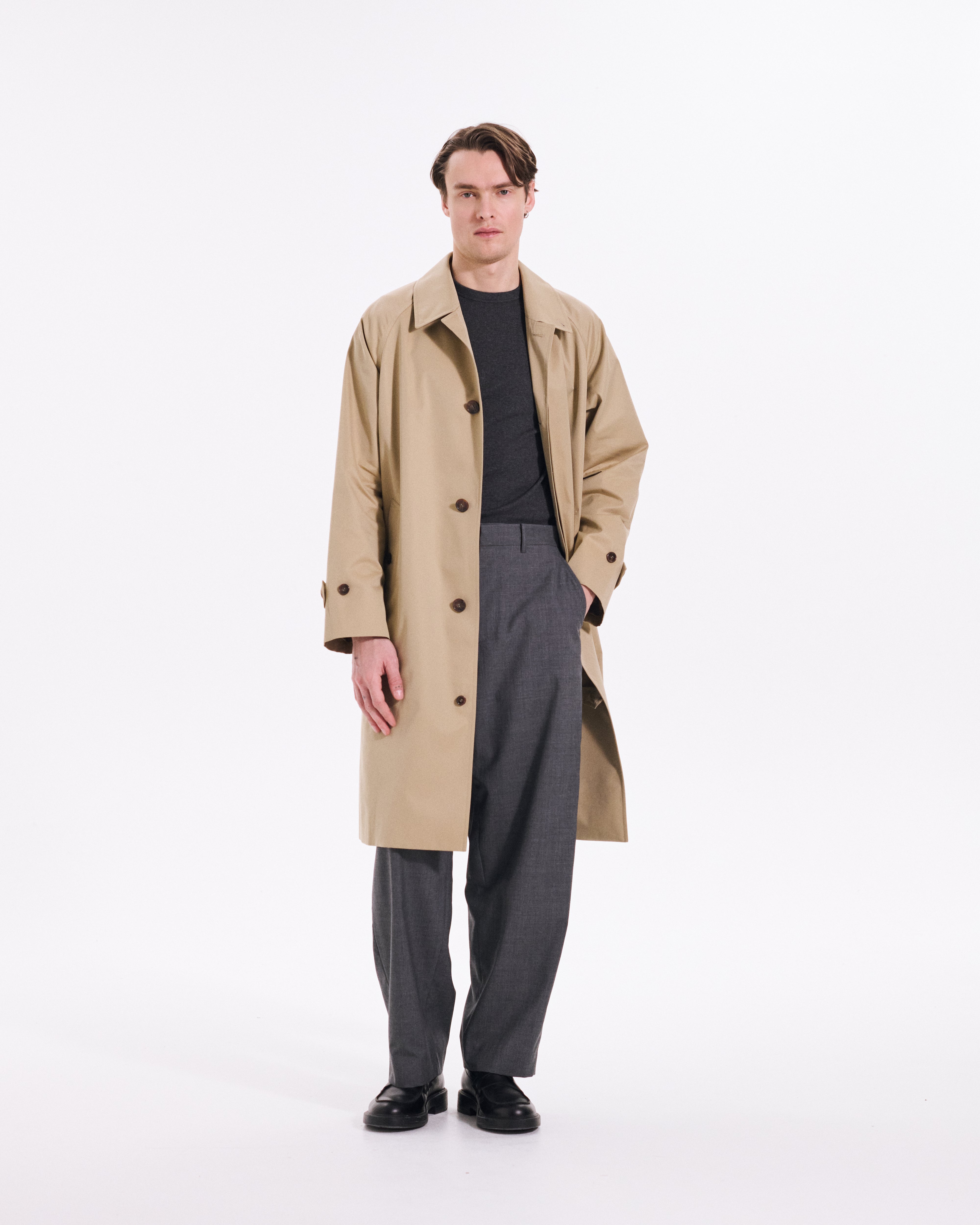 tetete マッキントッシュ トレンチコート 36 英国製 ベージュ Mackintosh（マッキントッシュ） トレンチコート コート 「別注