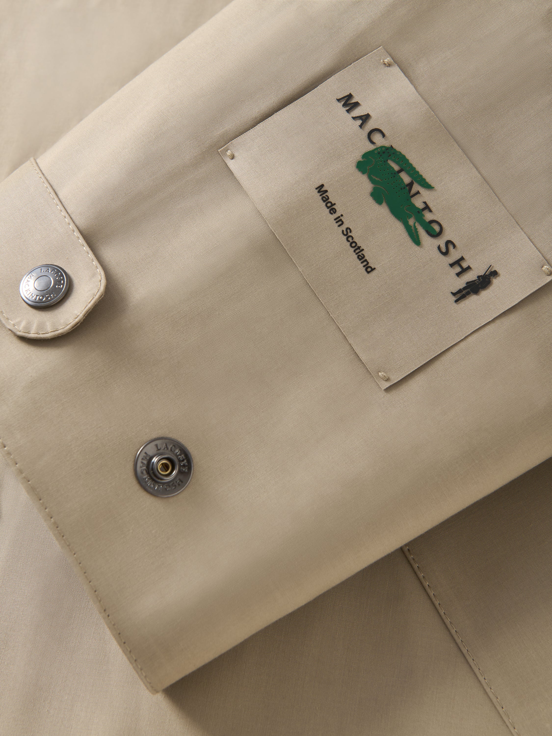 メンズ 防水コットンジャケット | MACKINTOSH x Lacoste – Mackintosh