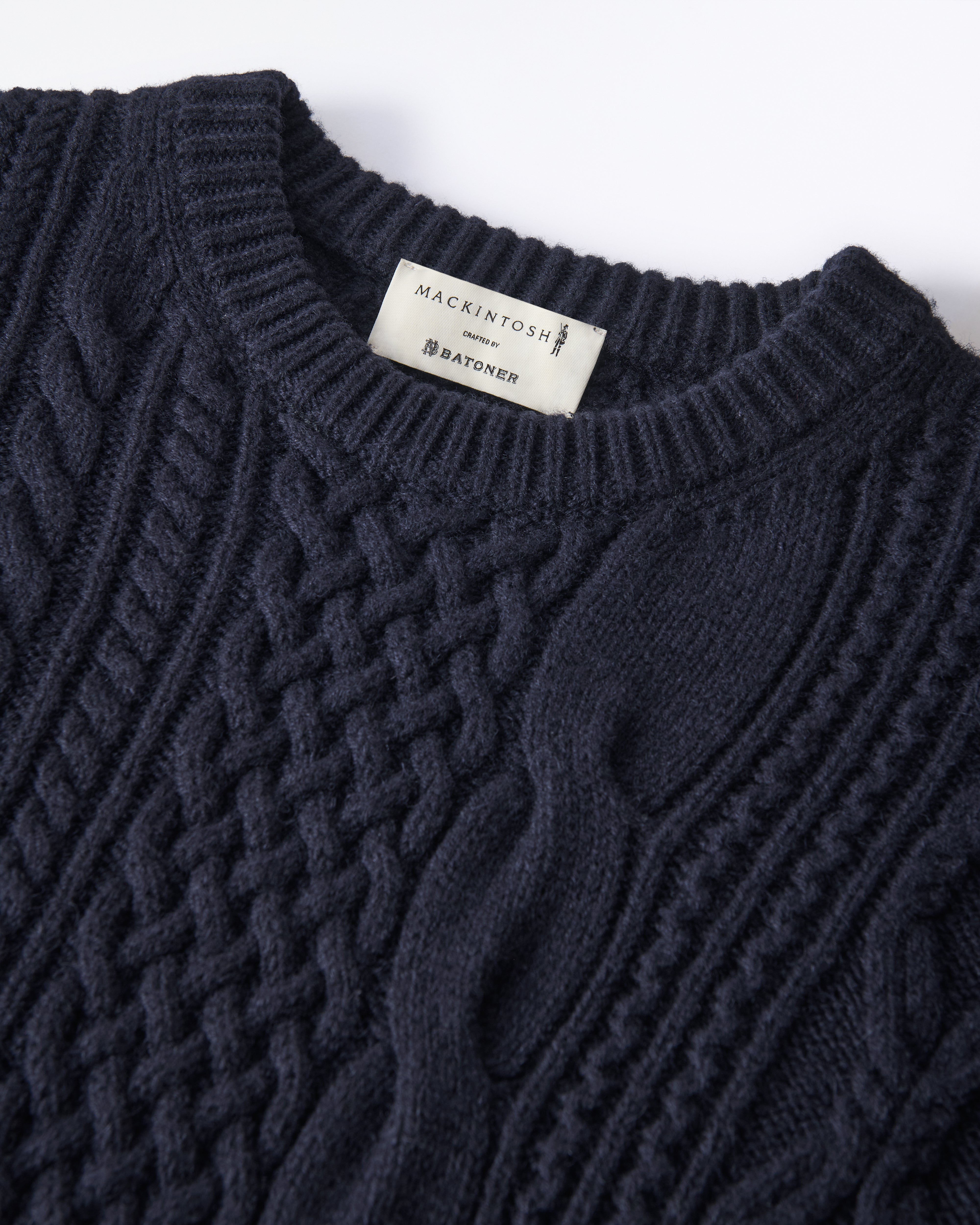 メンズ MACKINTOSH crafted by BATONER - ケーブルベスト – Mackintosh