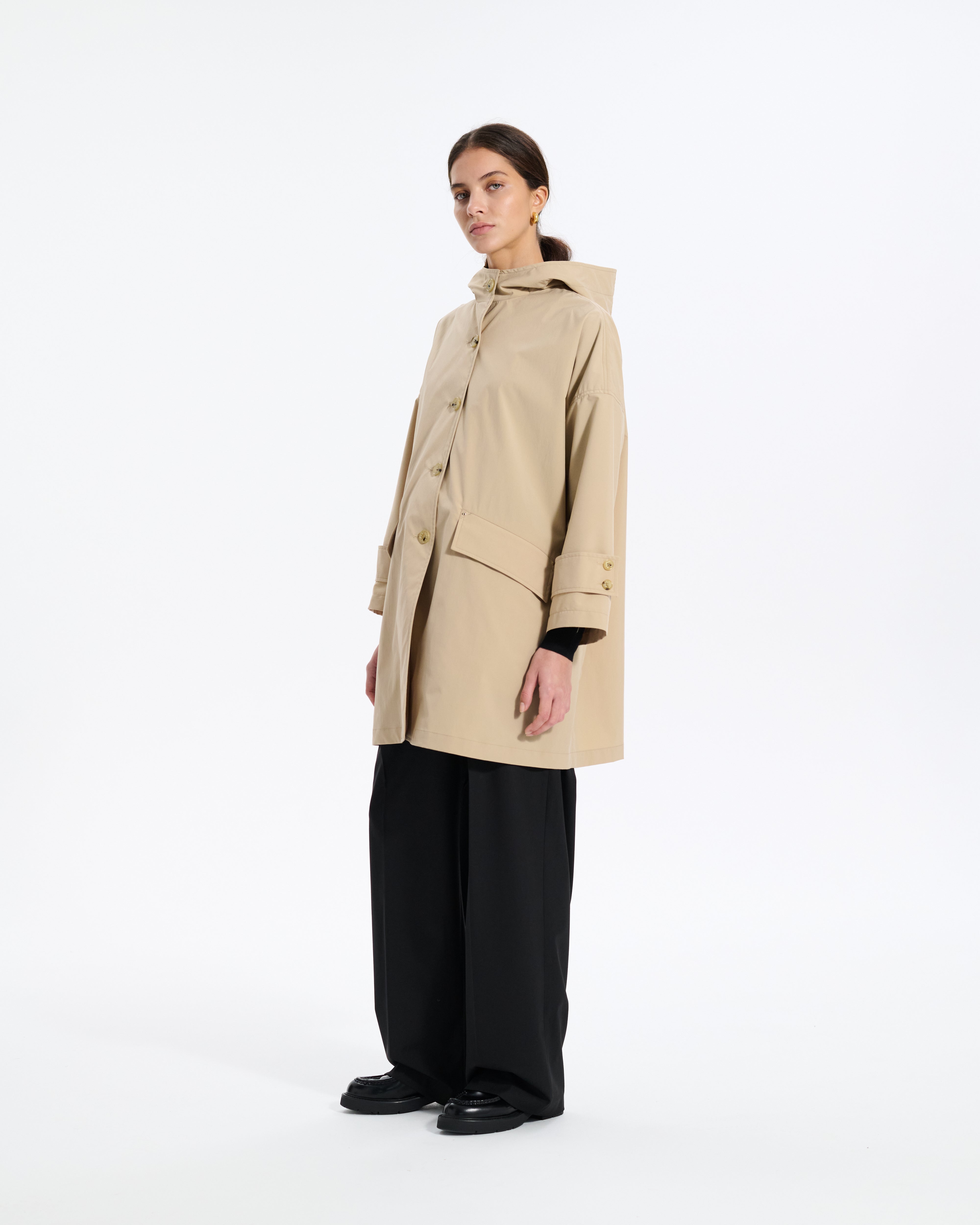 Humbie Hooded Short Coat