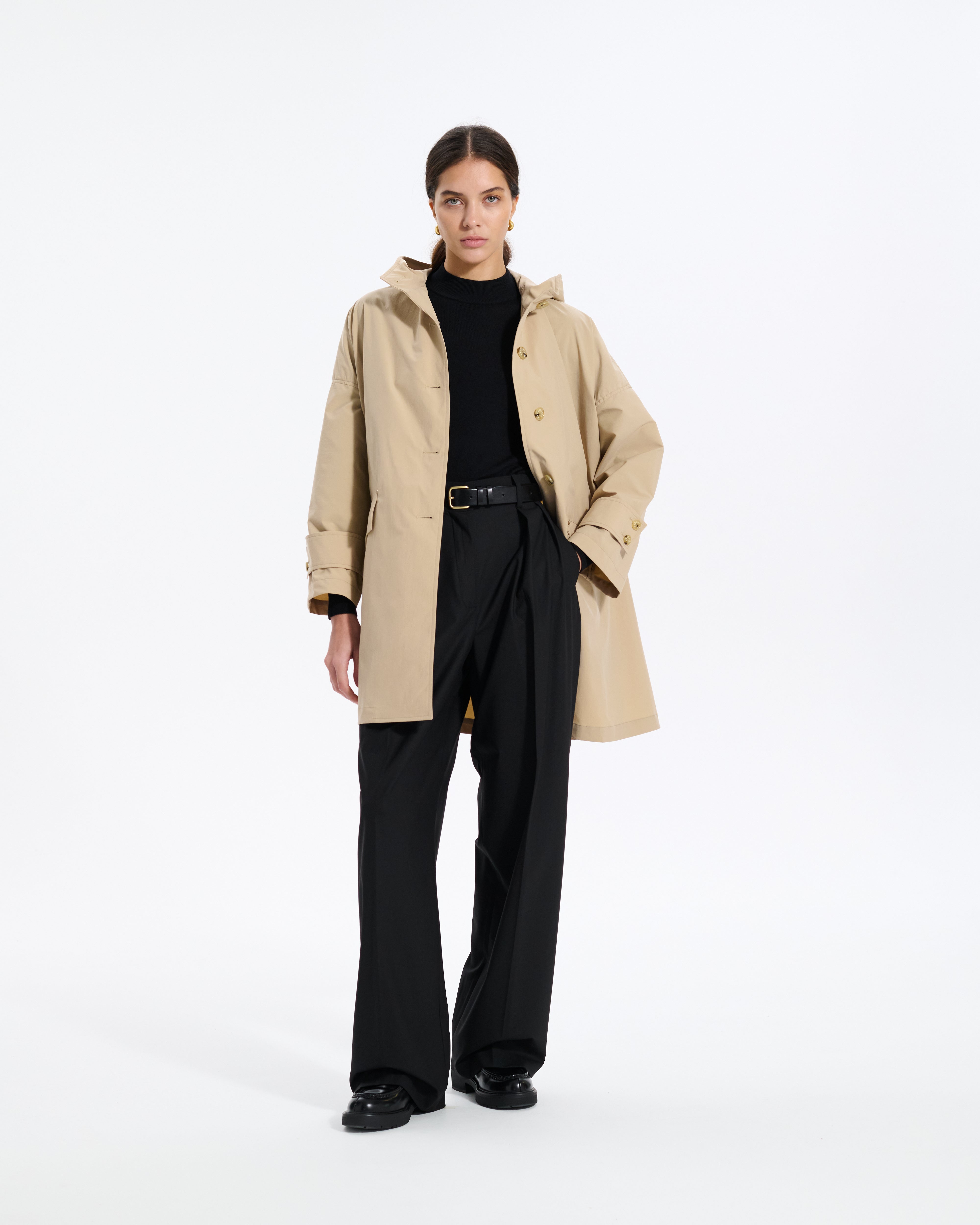 Humbie Hooded Short Coat