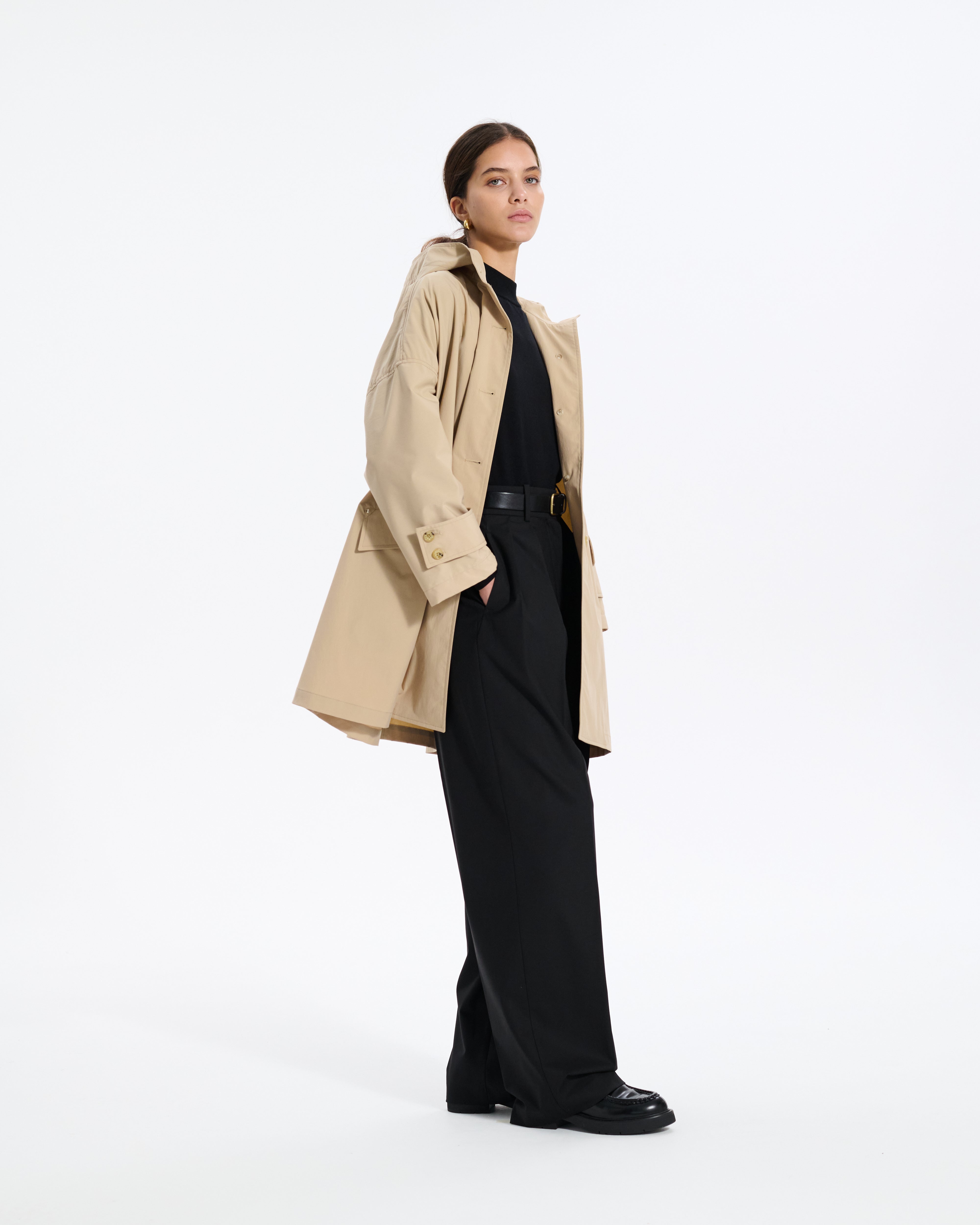 Humbie Hooded Short Coat