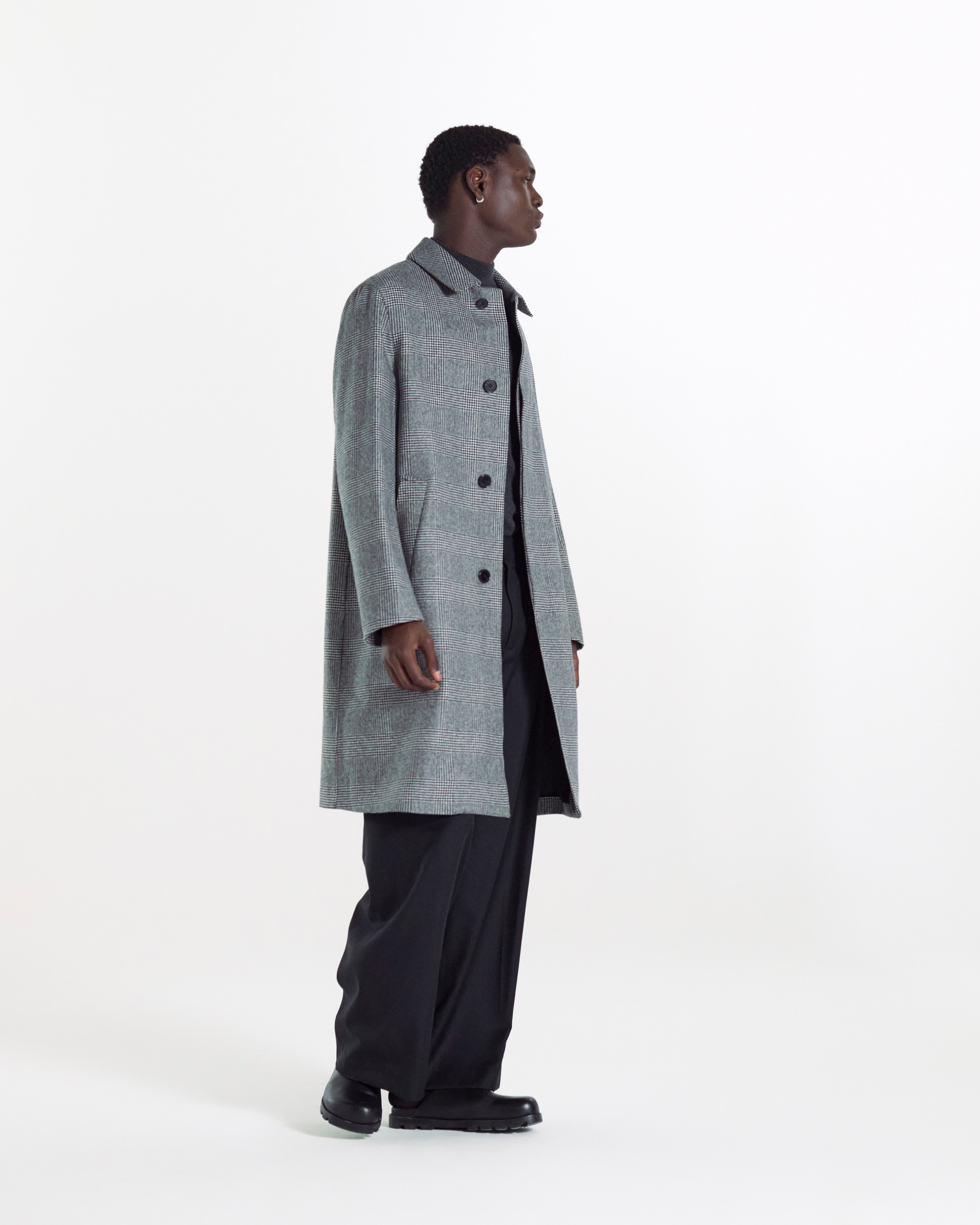 Dunkeld Glencheck Wool Coat