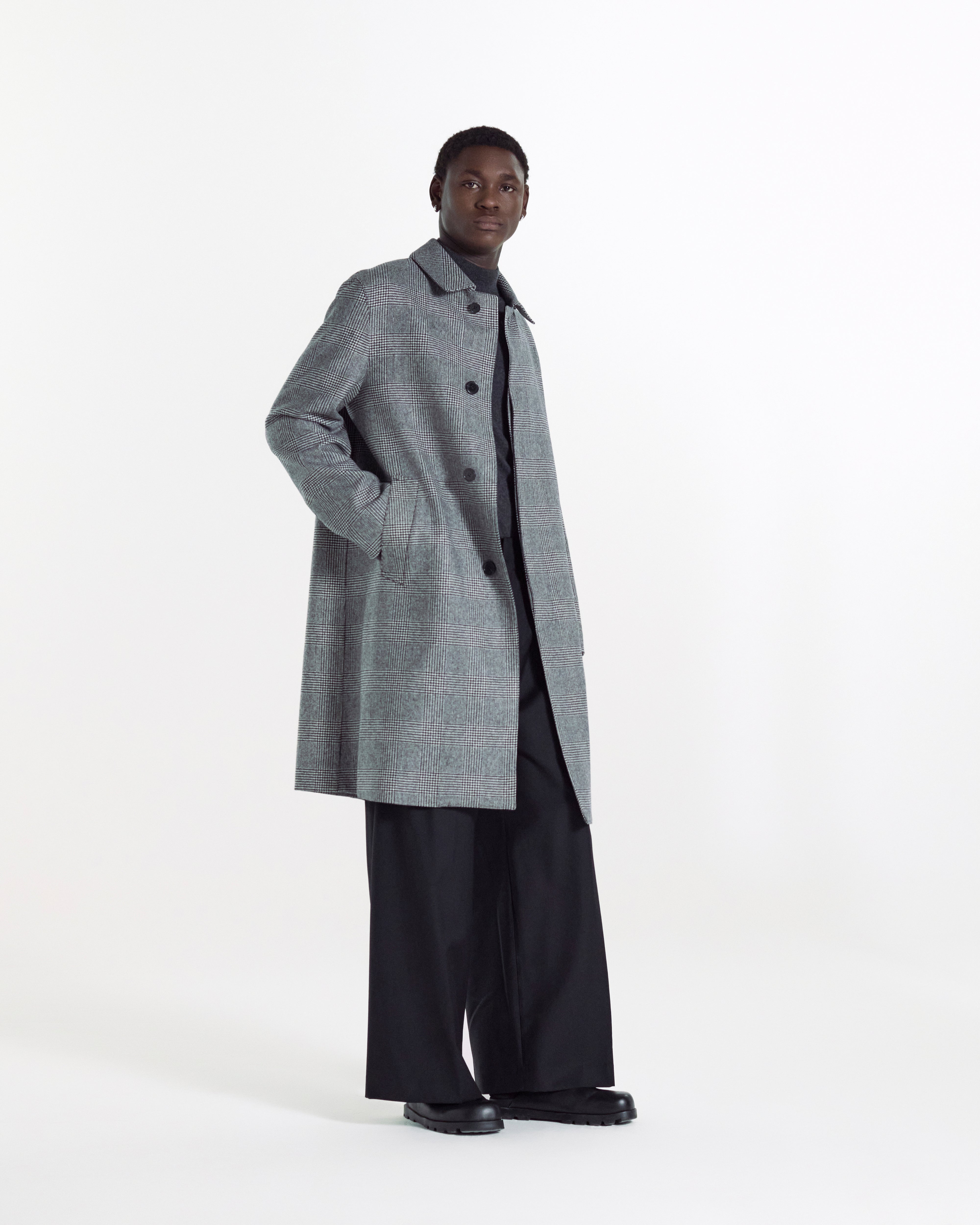 Dunkeld Glencheck Wool Coat