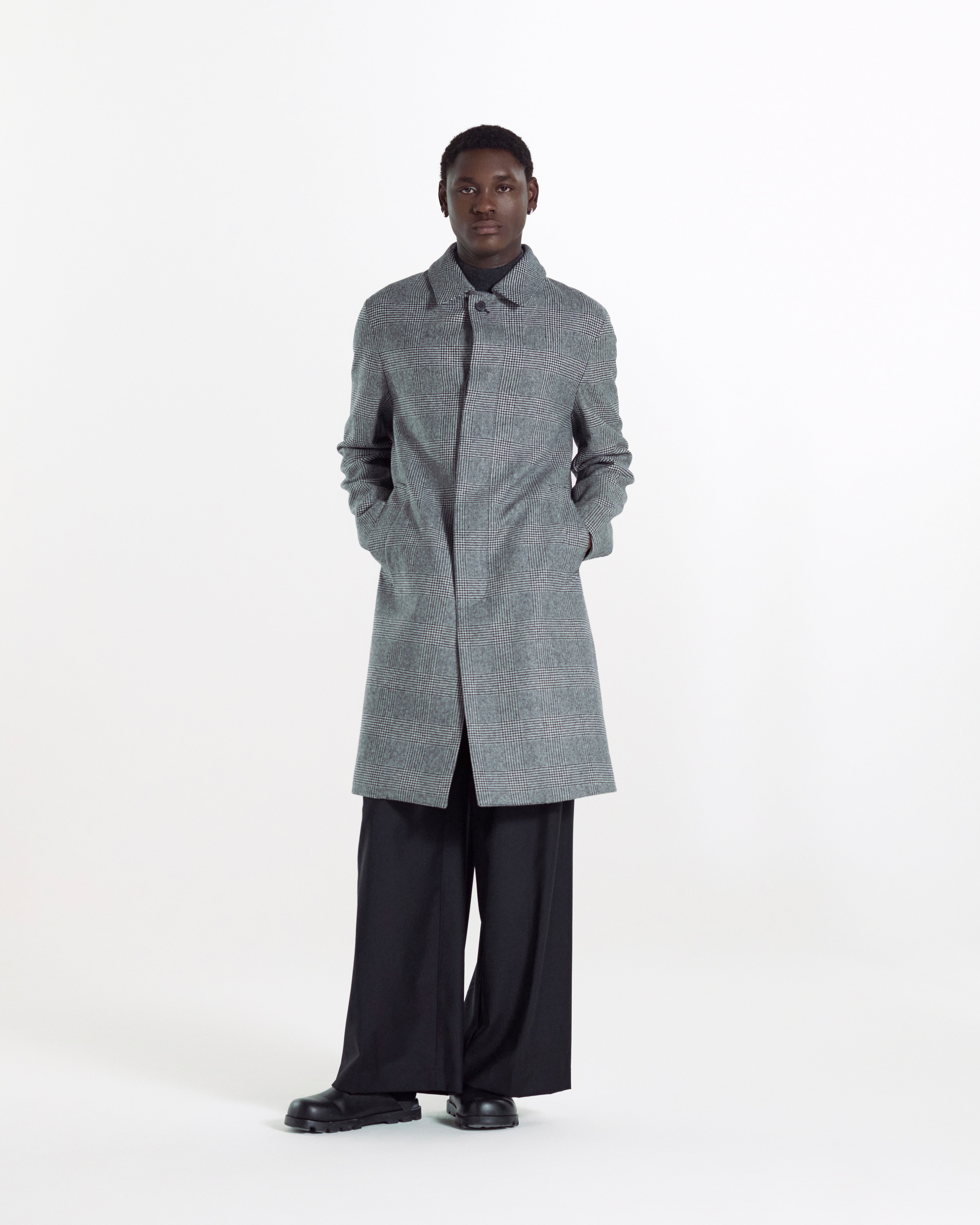 Dunkeld Glencheck Wool Coat
