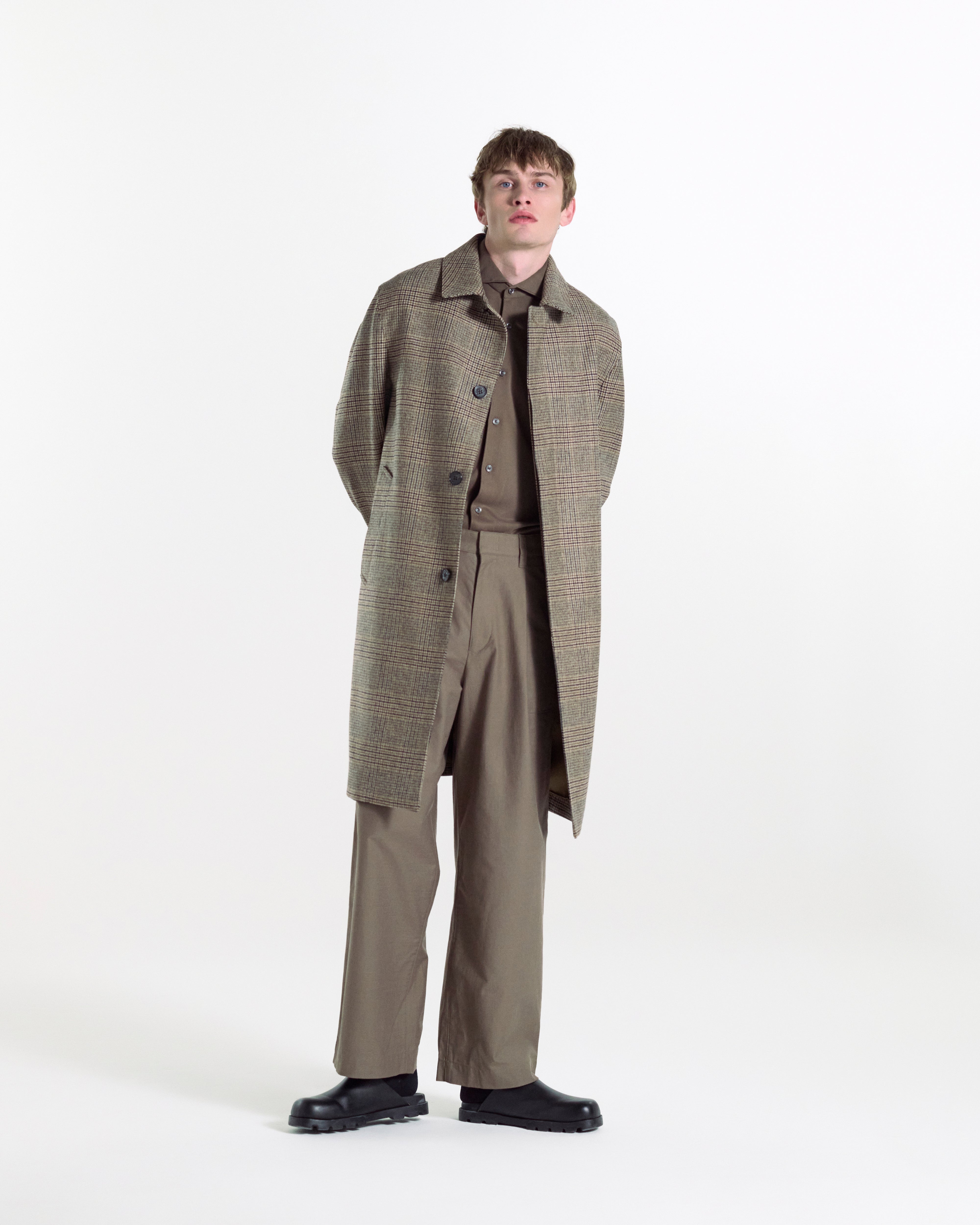 Dunkeld Glencheck Wool Coat