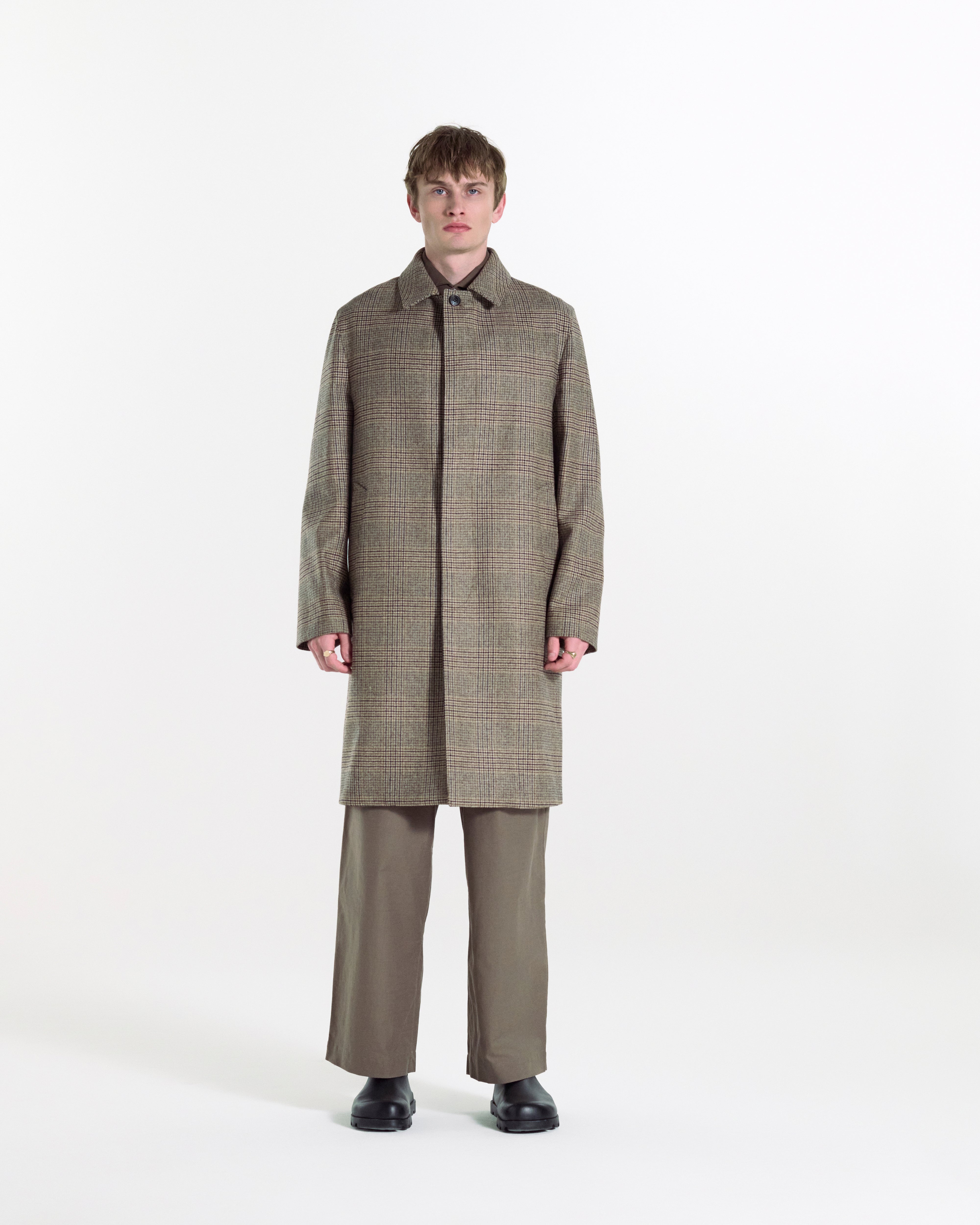 Dunkeld Glencheck Wool Coat