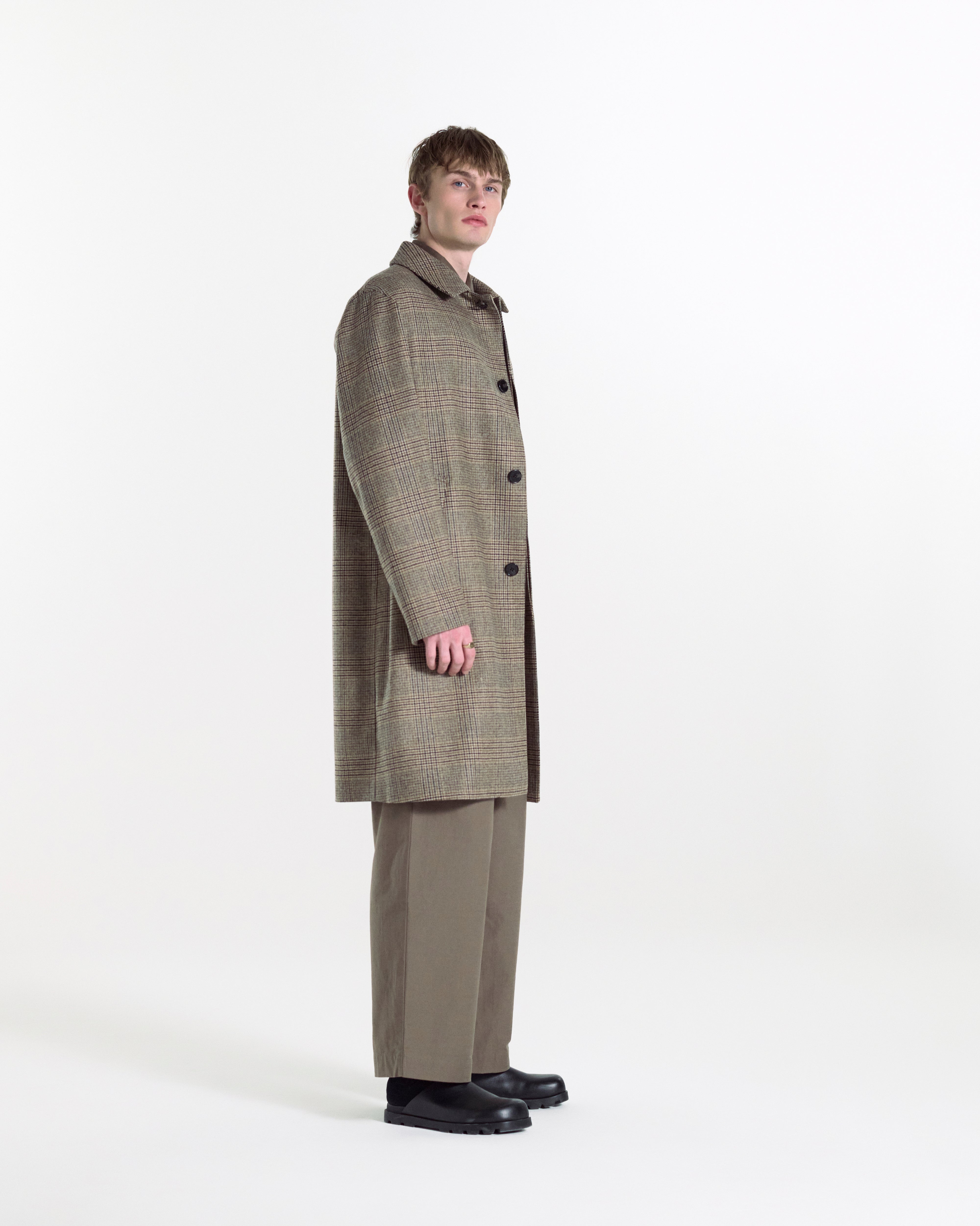 Dunkeld Glencheck Wool Coat
