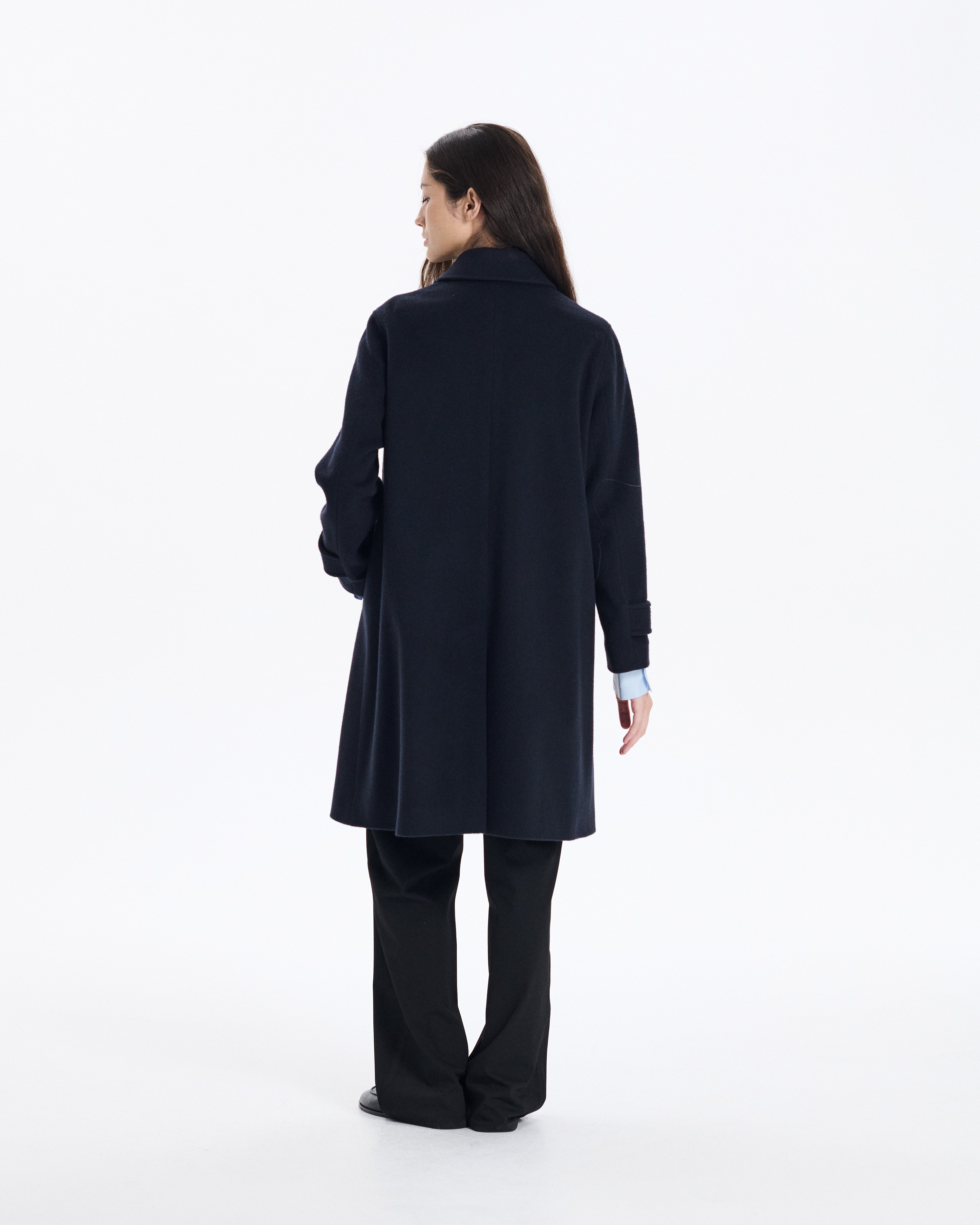 ウィメンズ バントン ウールコート ネイビー – Mackintosh