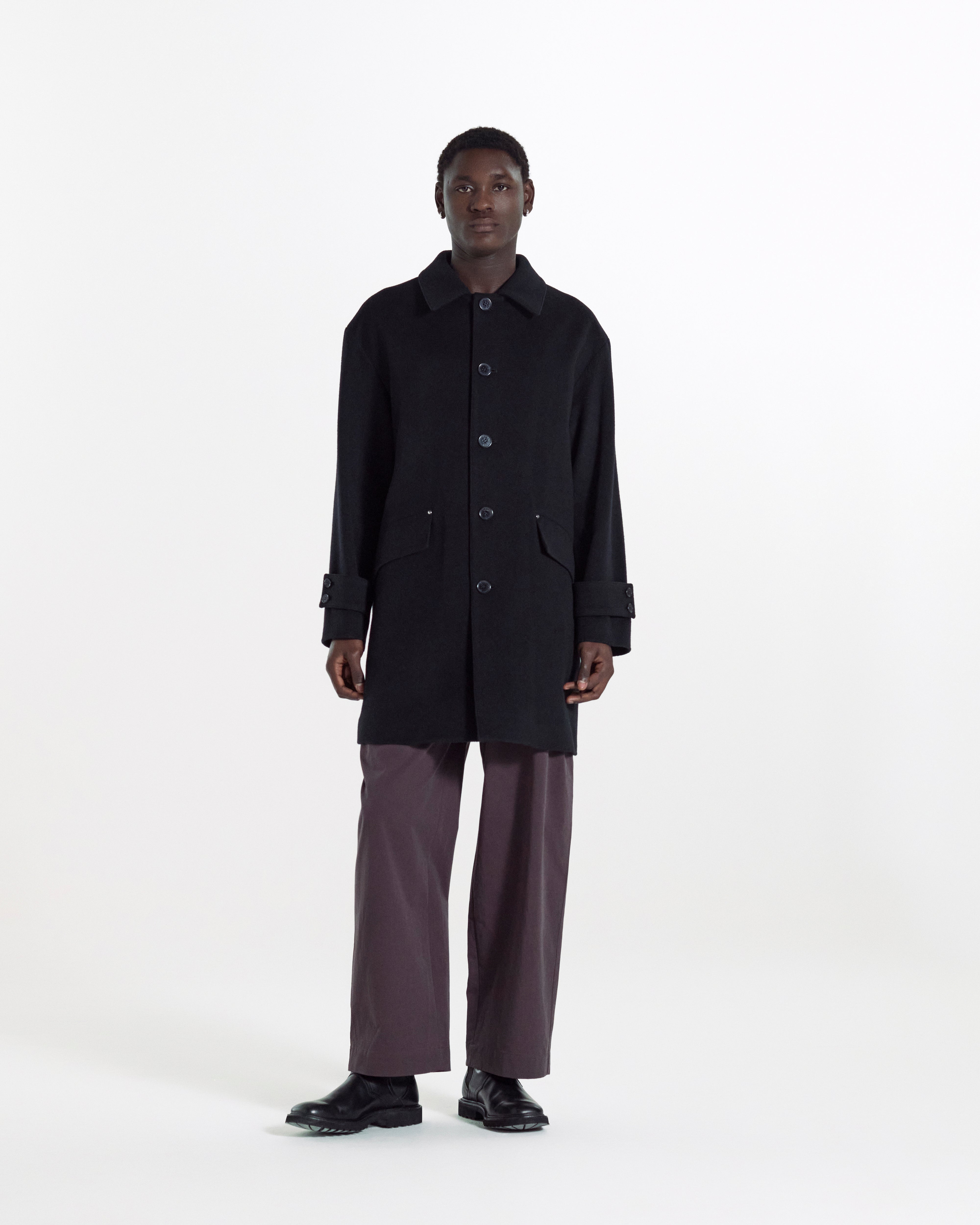 Humbie Slim Wool Blend Coat