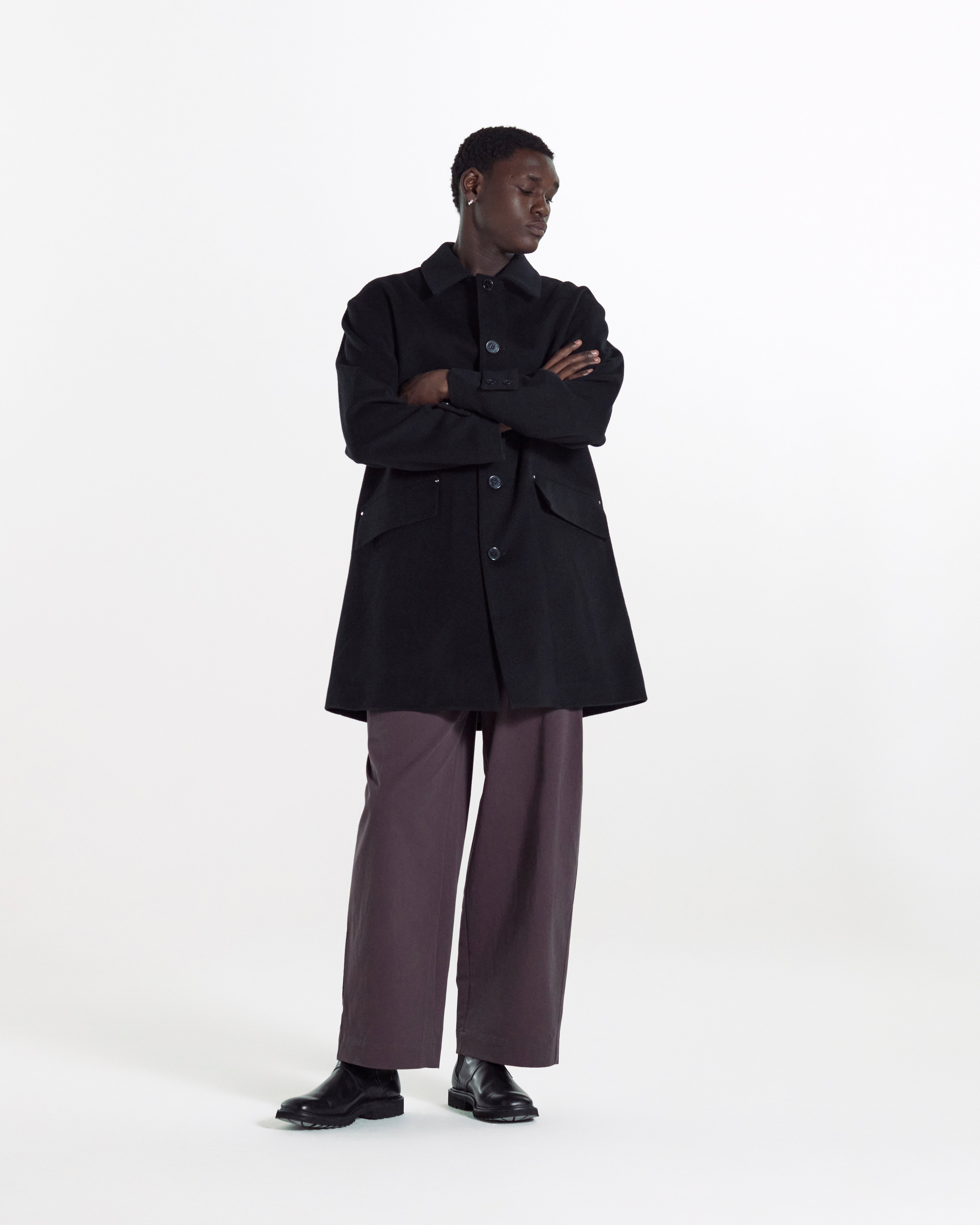 Humbie Slim Wool Blend Coat