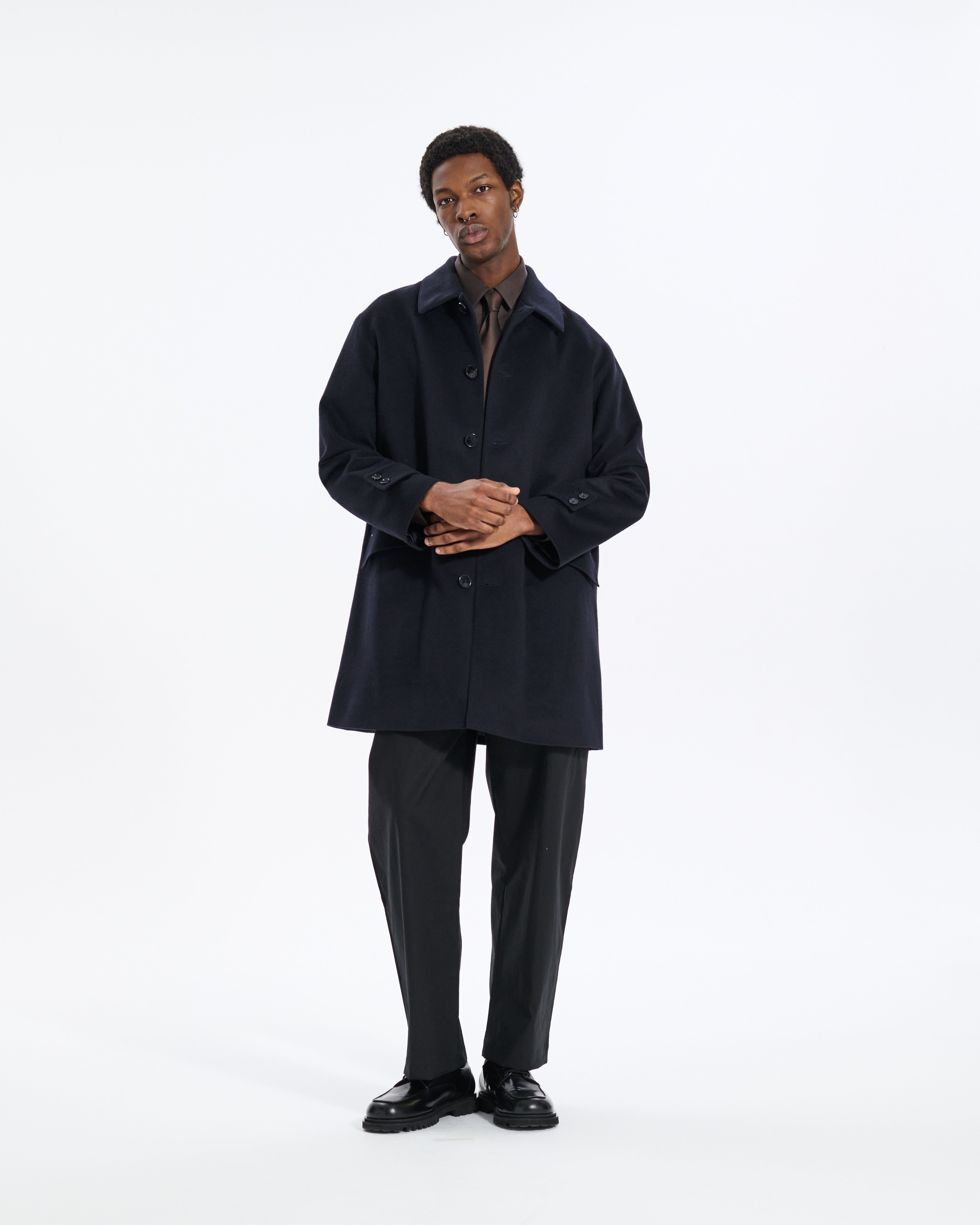 Humbie Slim Wool Blend Coat
