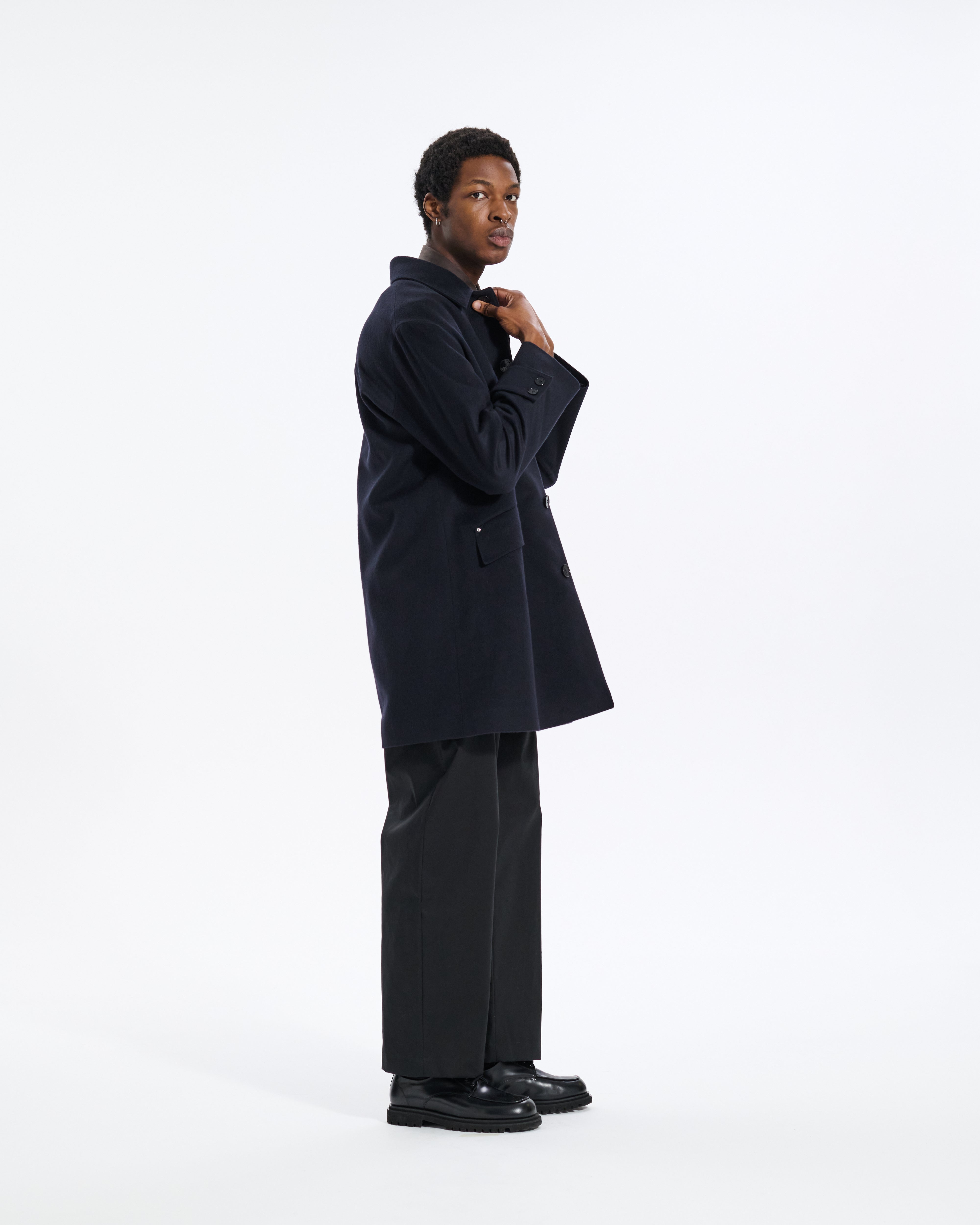 Humbie Slim Wool Blend Coat