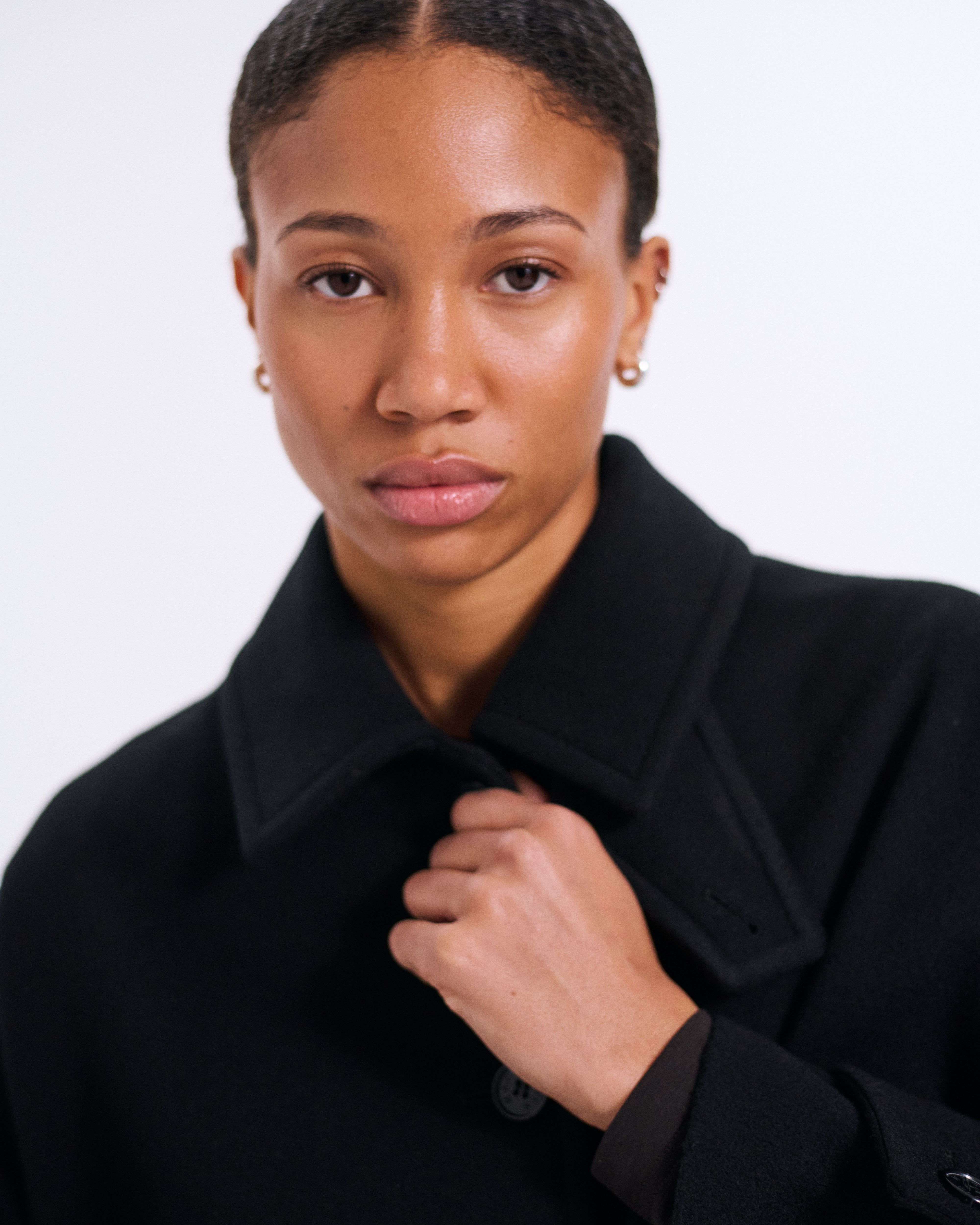 Womens Humbie Wool Cashmere Blend Short Coat – Mackintosh