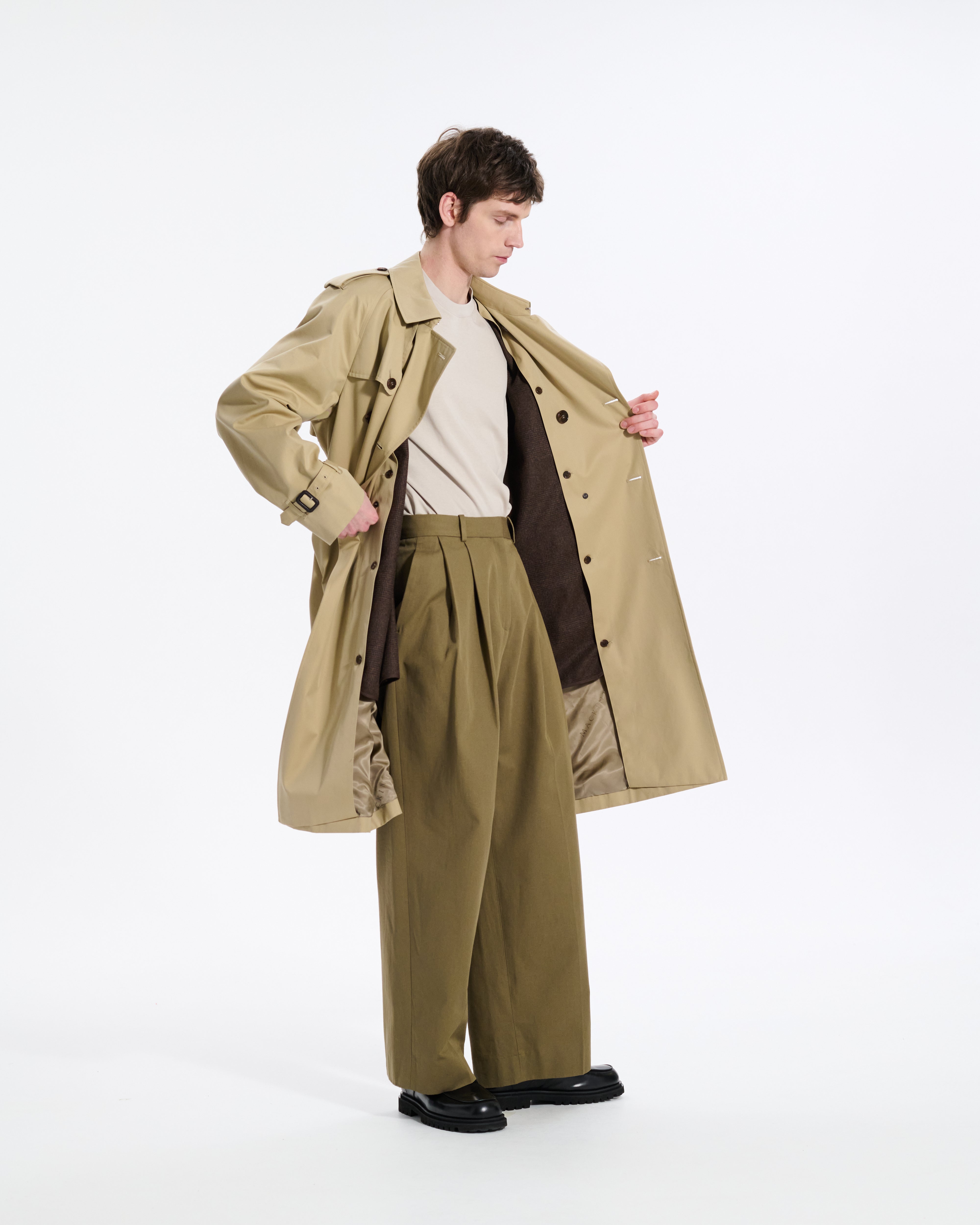 Blanefield Gabardine Double Breasted Trench Coat